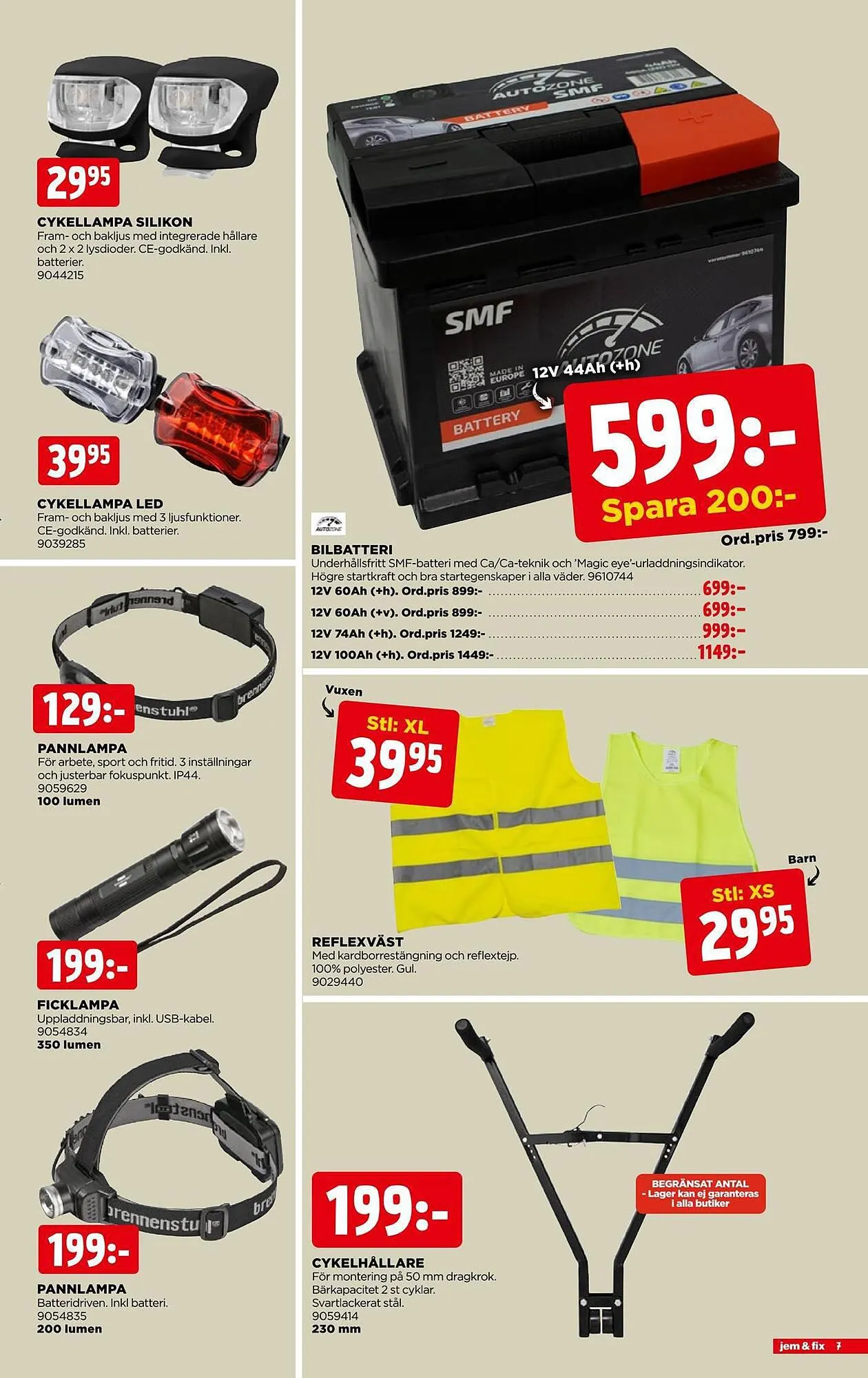 Jem&Fix reklamblad från 24 september till 8 oktober 2023 - Reklamblad sidor 7
