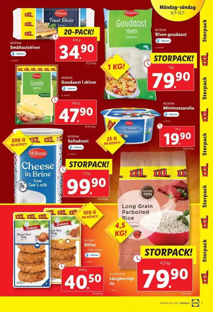 Aktuella deals och erbjudanden från 6 januari till 12 januari 2025 - Reklamblad sidor 9