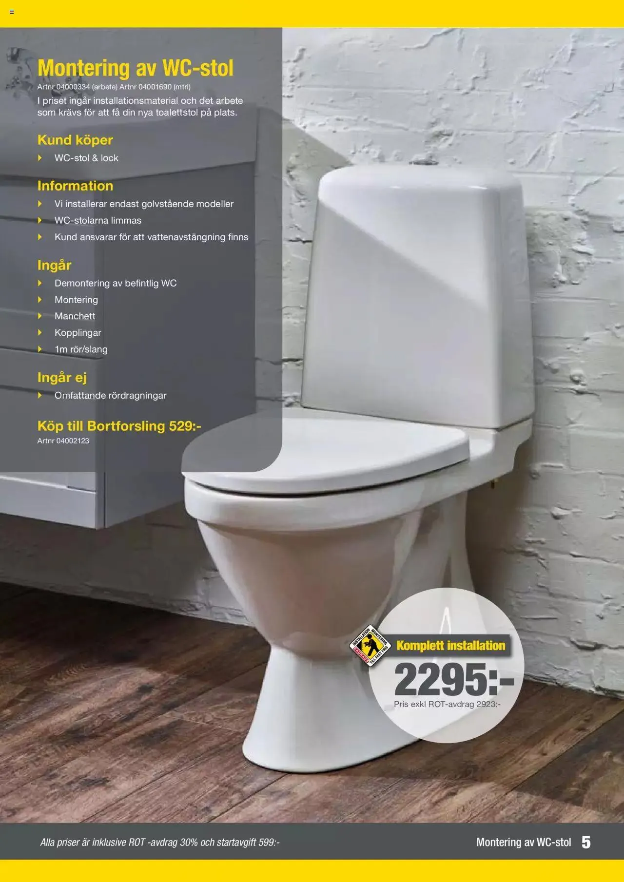 Bauhaus - Montageservice från 19 mars till 31 december 2023 - Reklamblad sidor 4