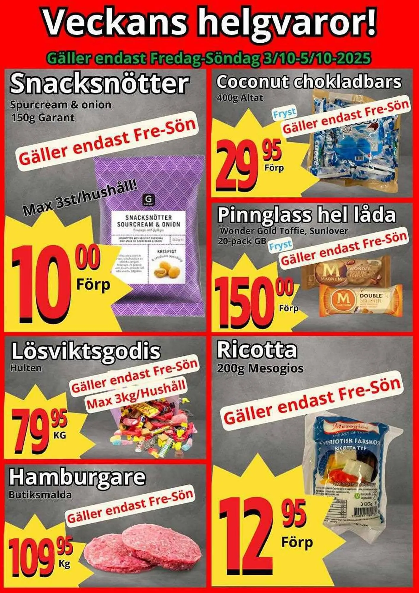 Supergrossen reklamblad från 29 september till 5 oktober 2025 - Reklamblad sidor 3