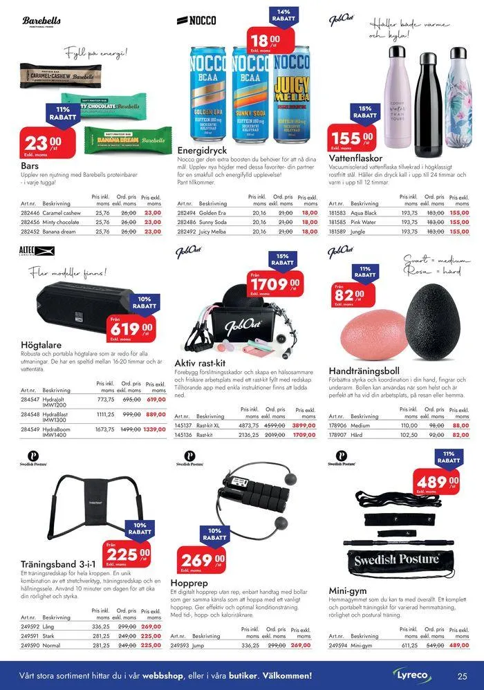 Lyreco 2024 ! från 7 maj till 31 december 2024 - Reklamblad sidor 25