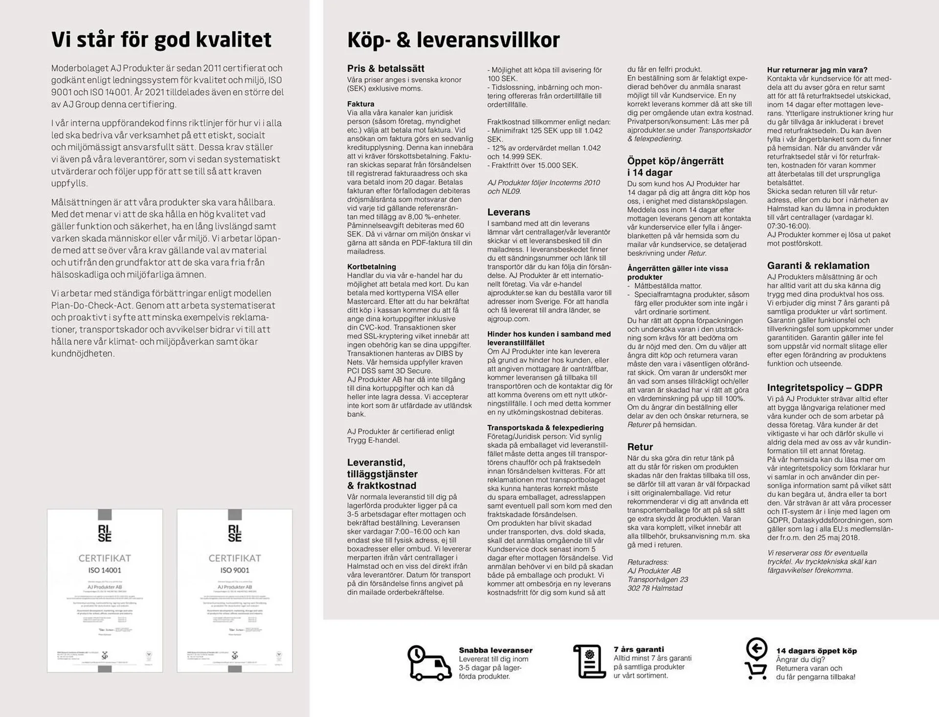 AJ Produkter reklamblad från 8 oktober till 4 december 2023 - Reklamblad sidor 226