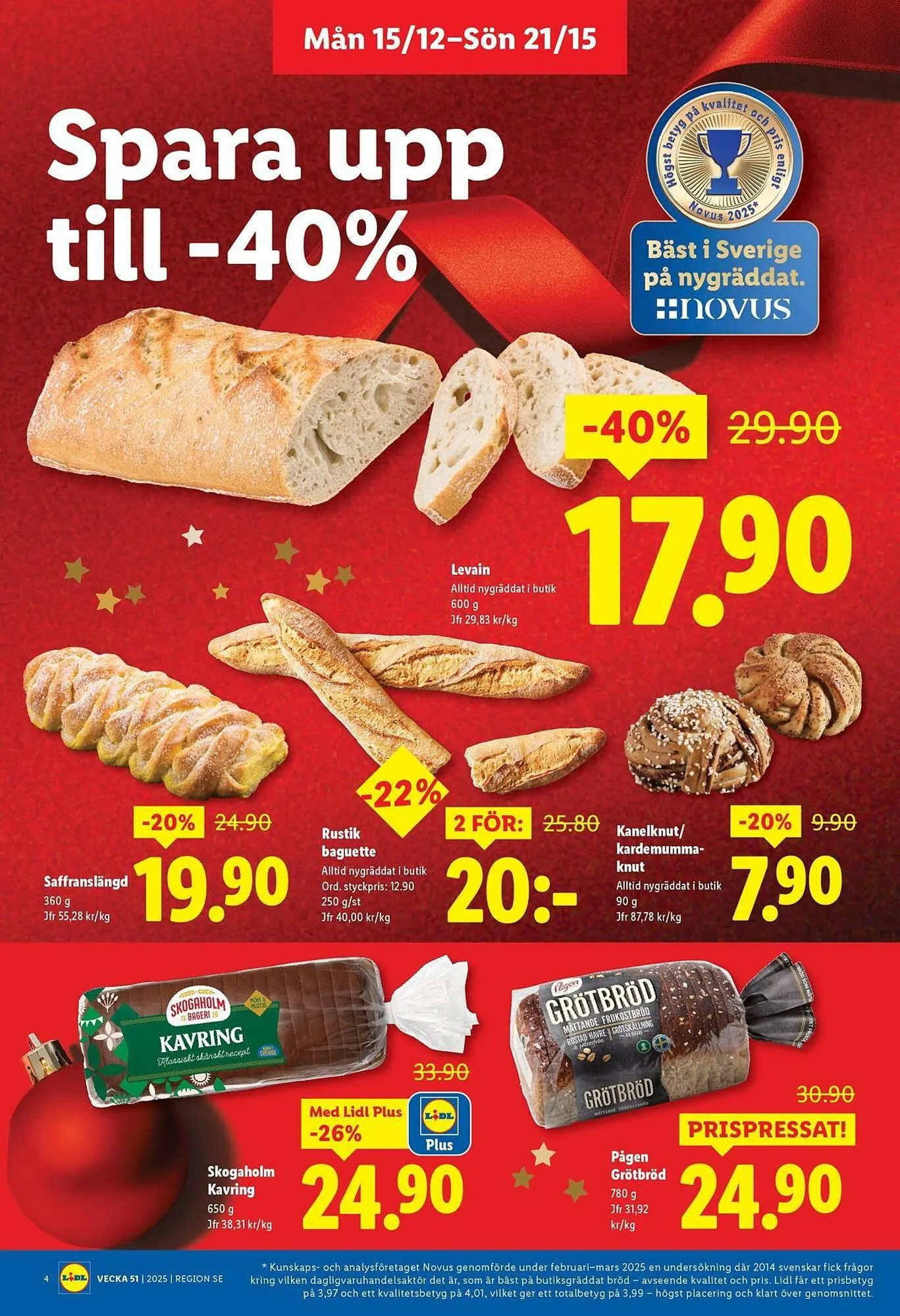 Lidl reklamblad från 15 december till 21 december 2025 - Reklamblad sidor 4