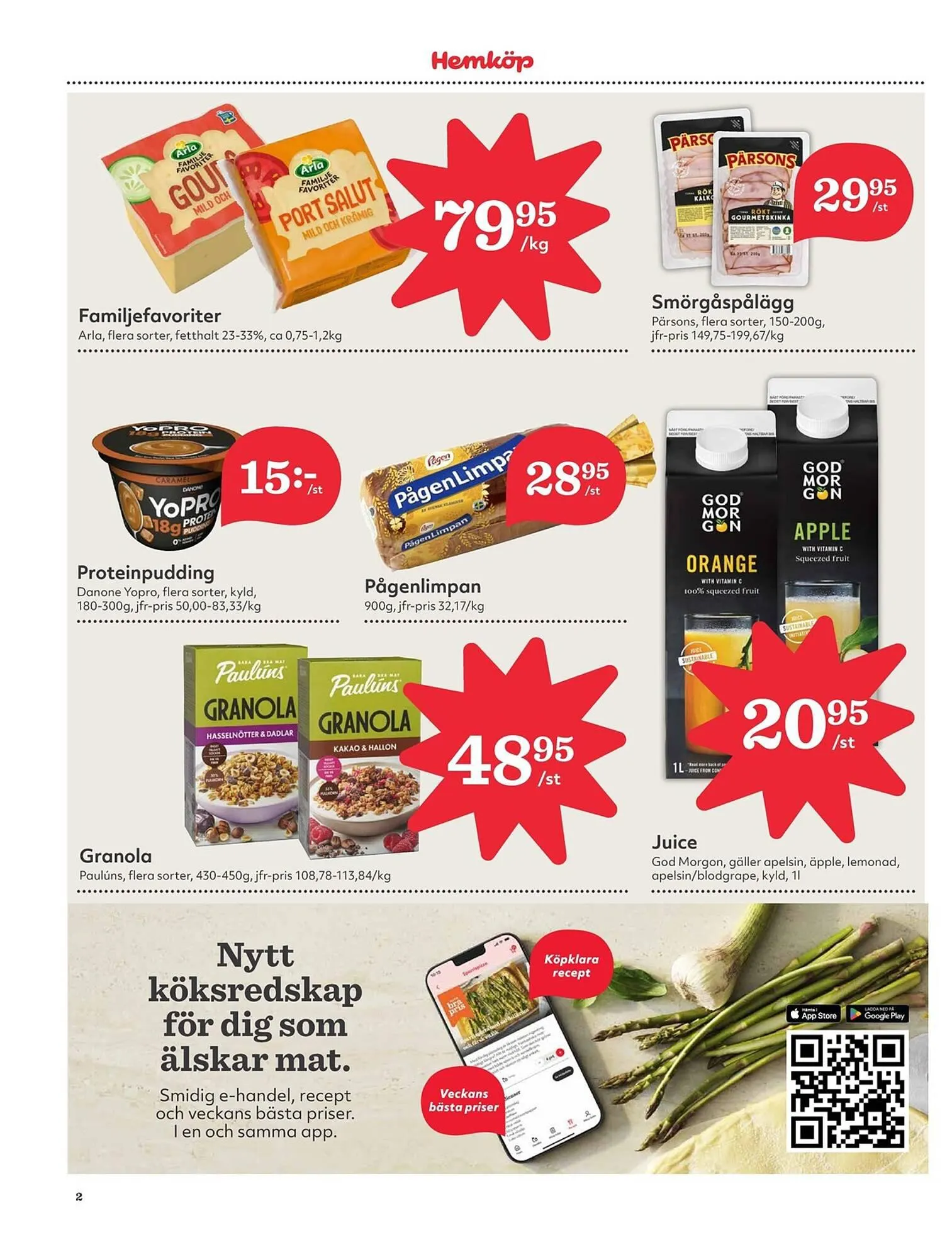 Hemköp reklamblad från 2 oktober till 8 oktober 2023 - Reklamblad sidor 2