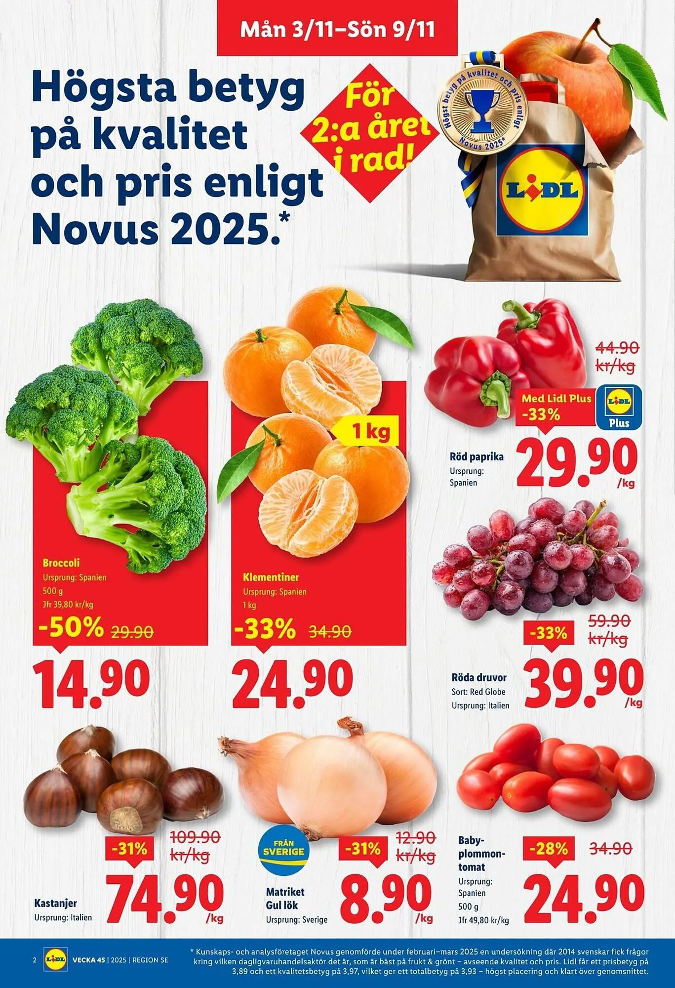 Lidl reklamblad från 3 november till 9 november 2025 - Reklamblad sidor 2