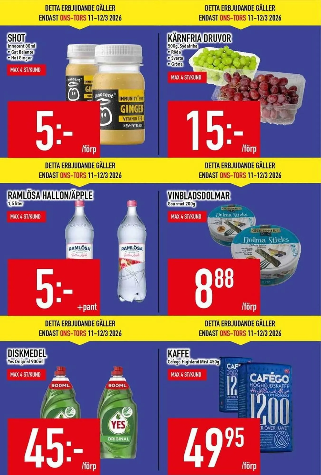 Matdax reklamblad från 9 mars till 15 mars 2026 - Reklamblad sidor 3