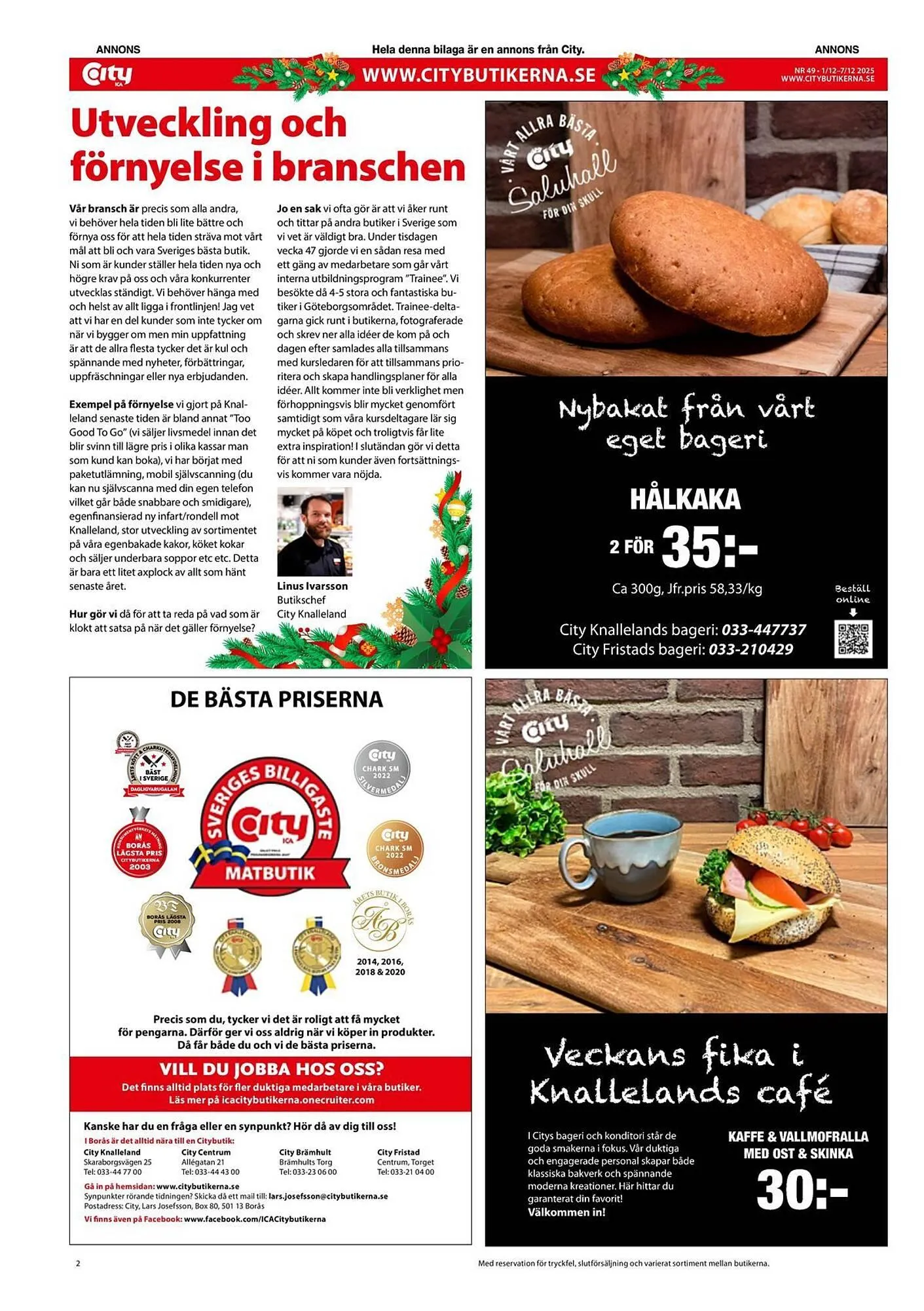 ICA Kvantum reklamblad från 1 december till 7 december 2025 - Reklamblad sidor 2