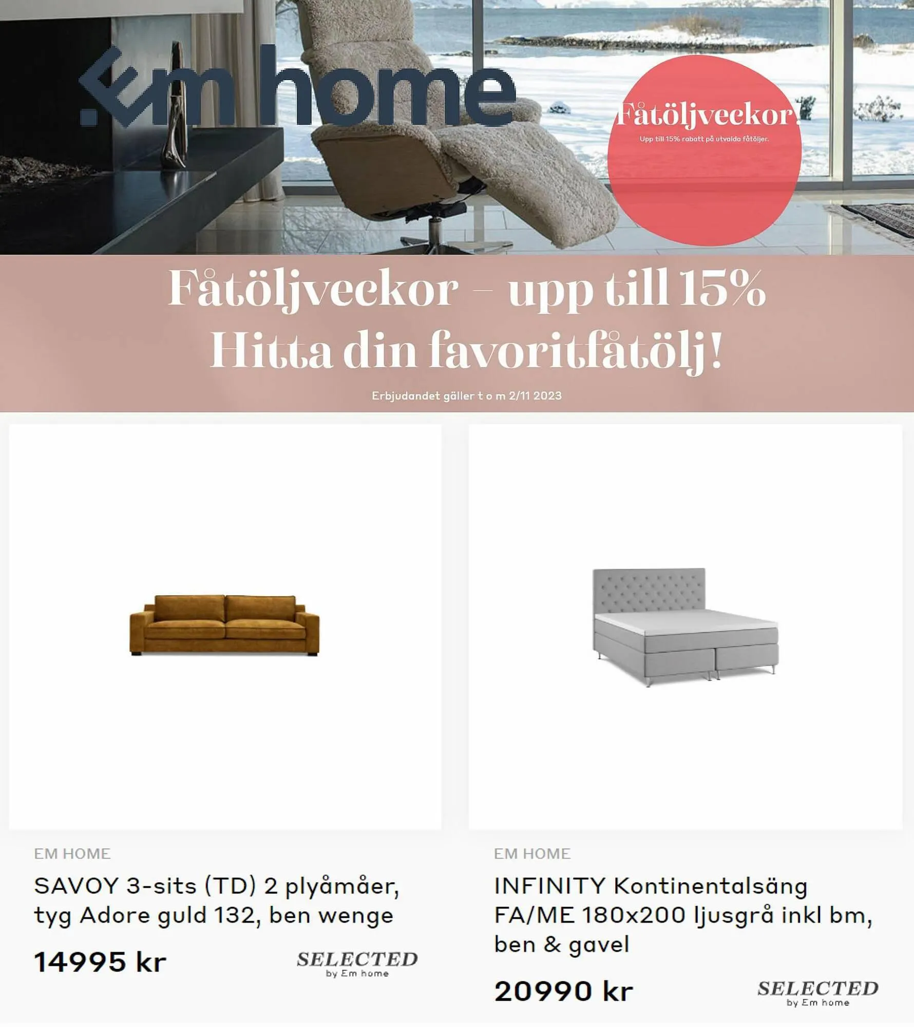 EM Home reklamblad från 3 oktober till 2 november 2023 - Reklamblad sidor 11