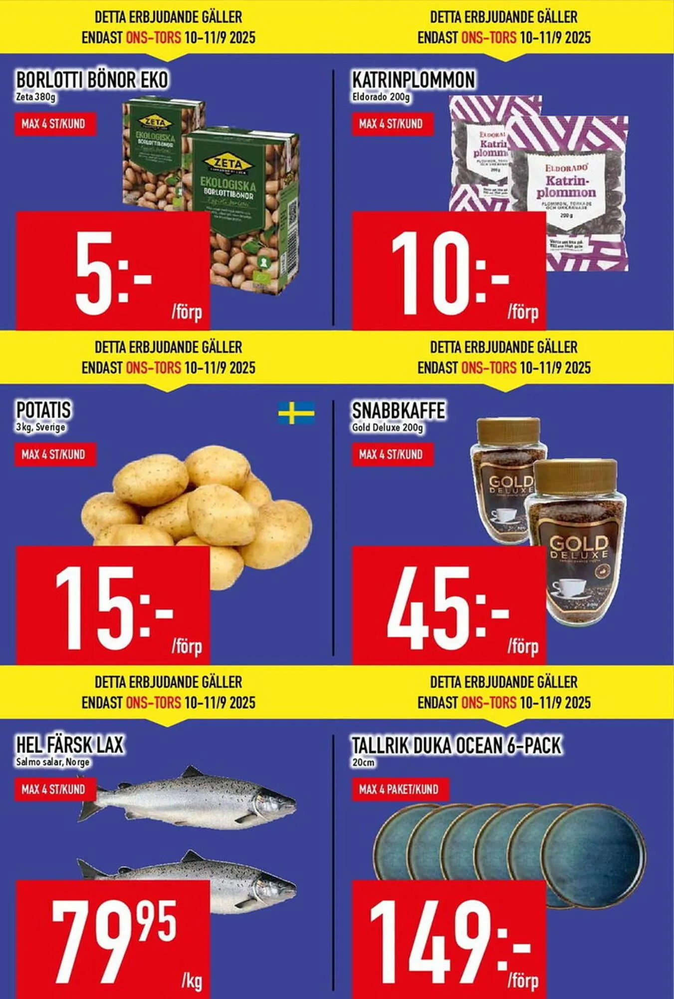Matdax reklamblad från 8 september till 14 september 2025 - Reklamblad sidor 3