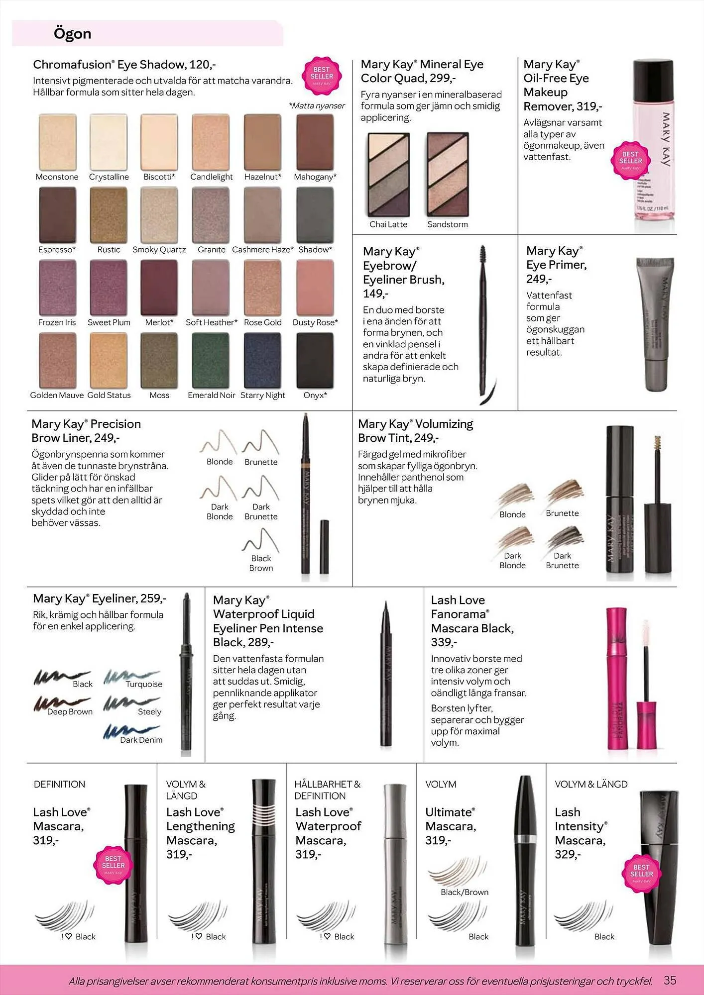 Mary Kay reklamblad från 31 maj till 23 september 2023 - Reklamblad sidor 35