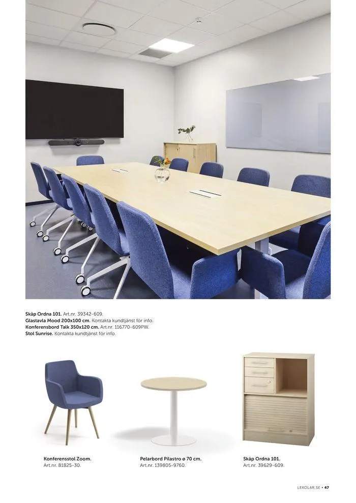 Mobler skola 2024 från 16 april till 31 maj 2024 - Reklamblad sidor 47