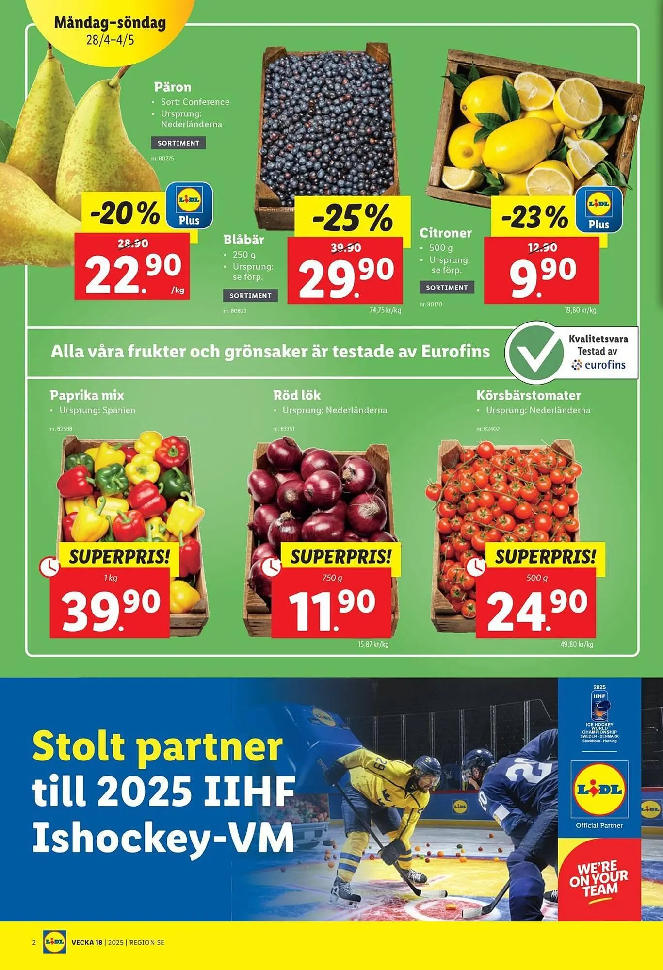 Lidl reklamblad från 28 april till 4 maj 2025 - Reklamblad sidor 2