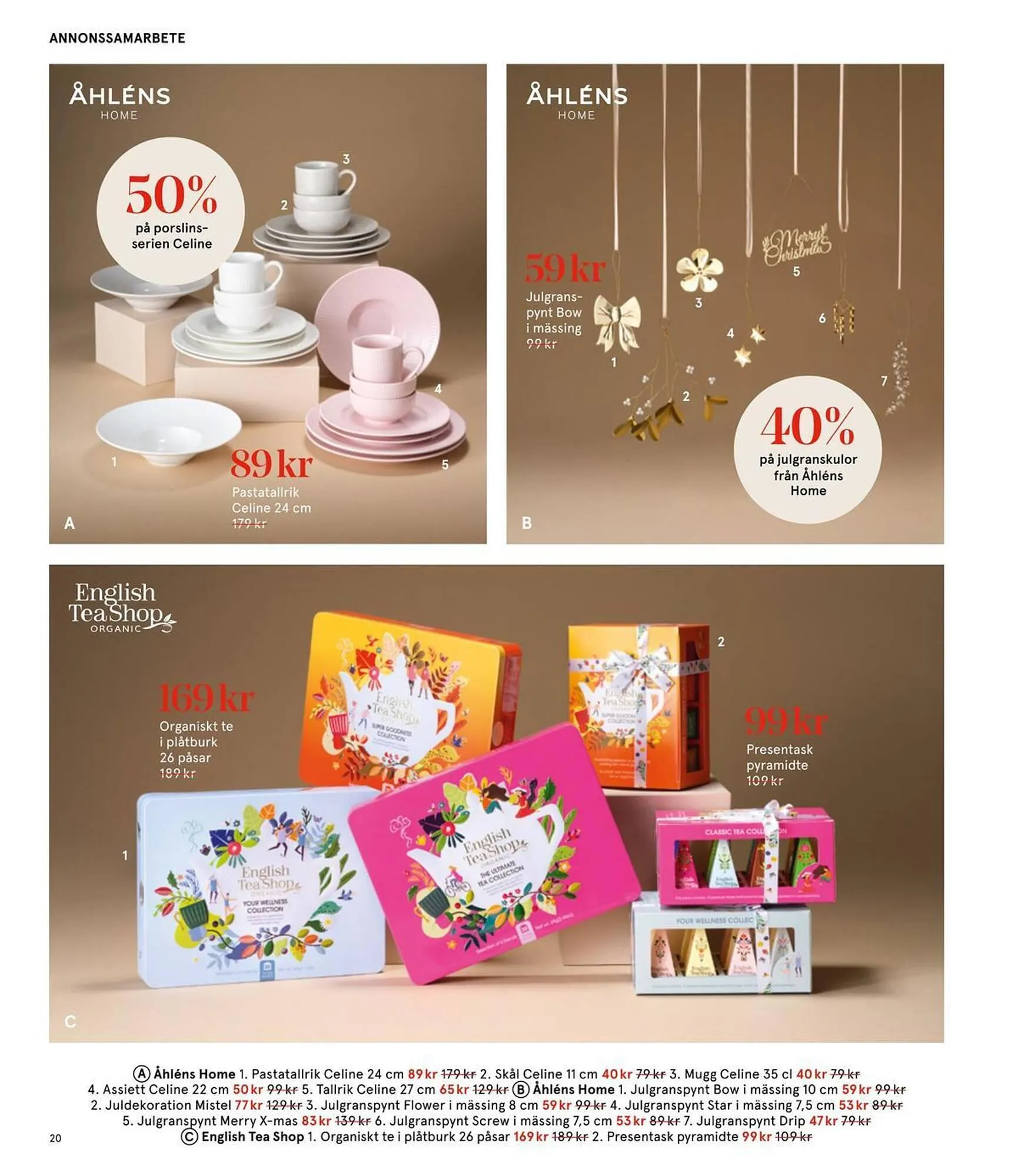 Åhléns reklamblad från 25 november till 11 december 2025 - Reklamblad sidor 20