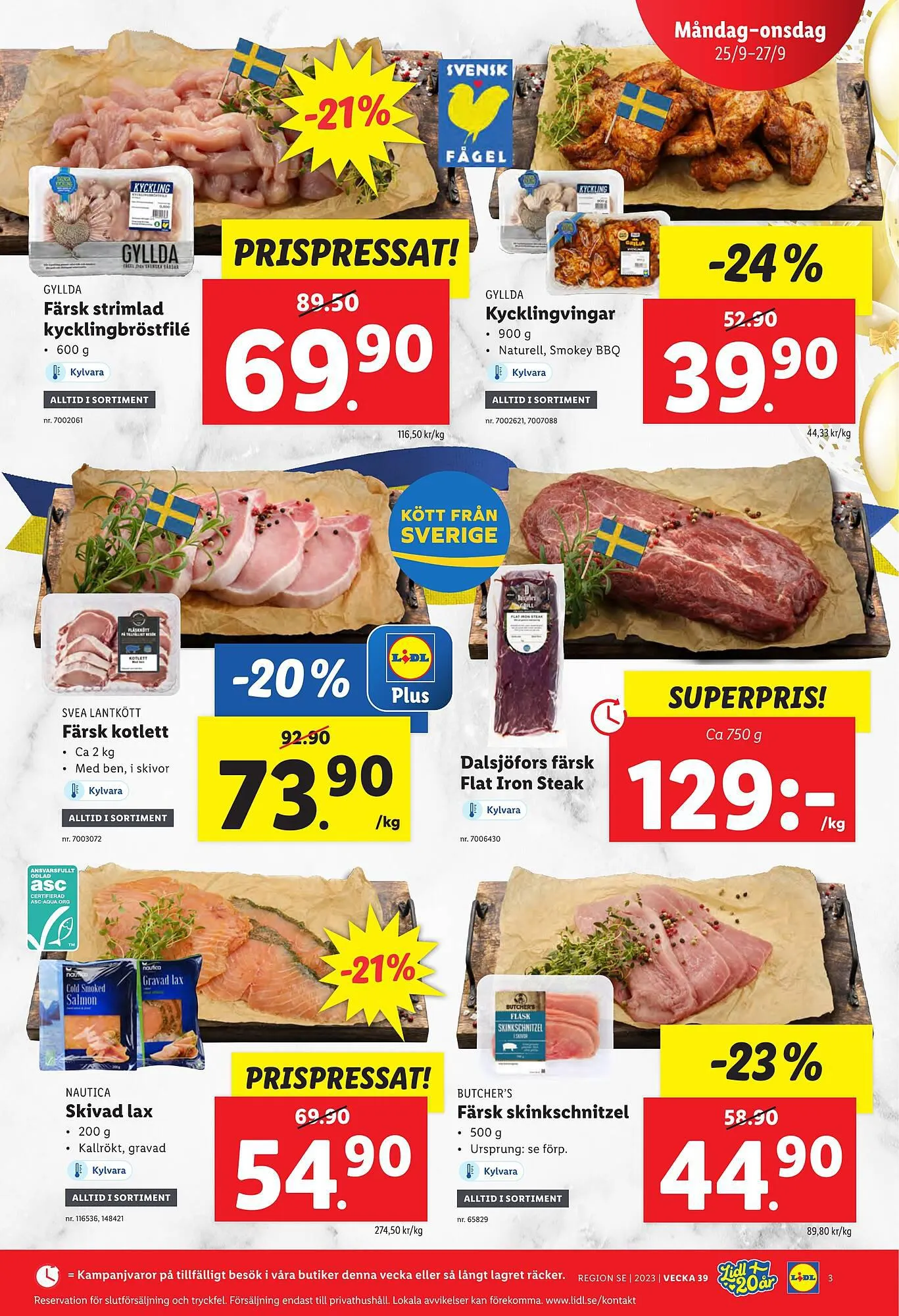 Lidl reklamblad från 25 september till 1 oktober 2023 - Reklamblad sidor 3