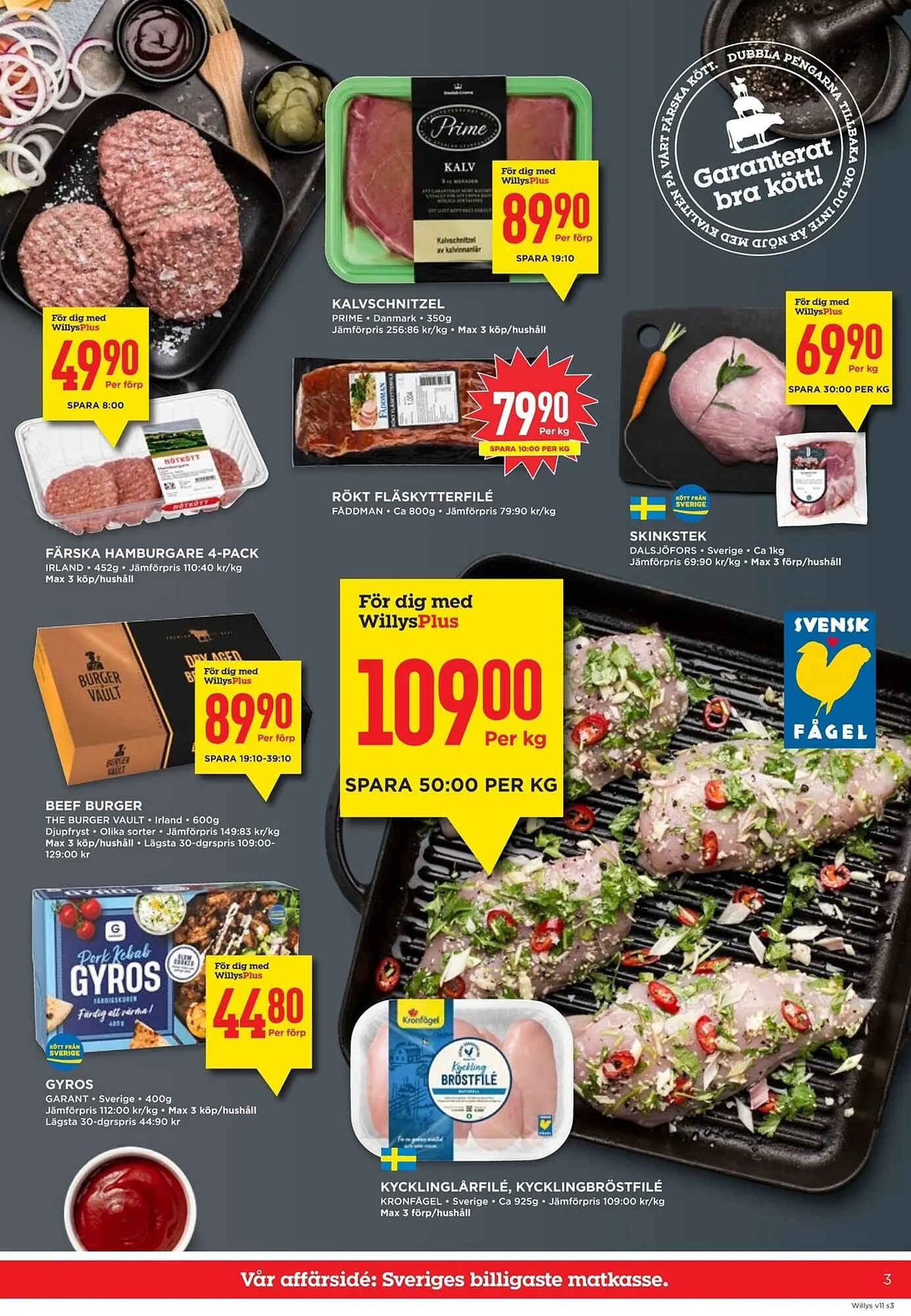 Willys reklamblad från 9 mars till 15 mars 2026 - Reklamblad sidor 3