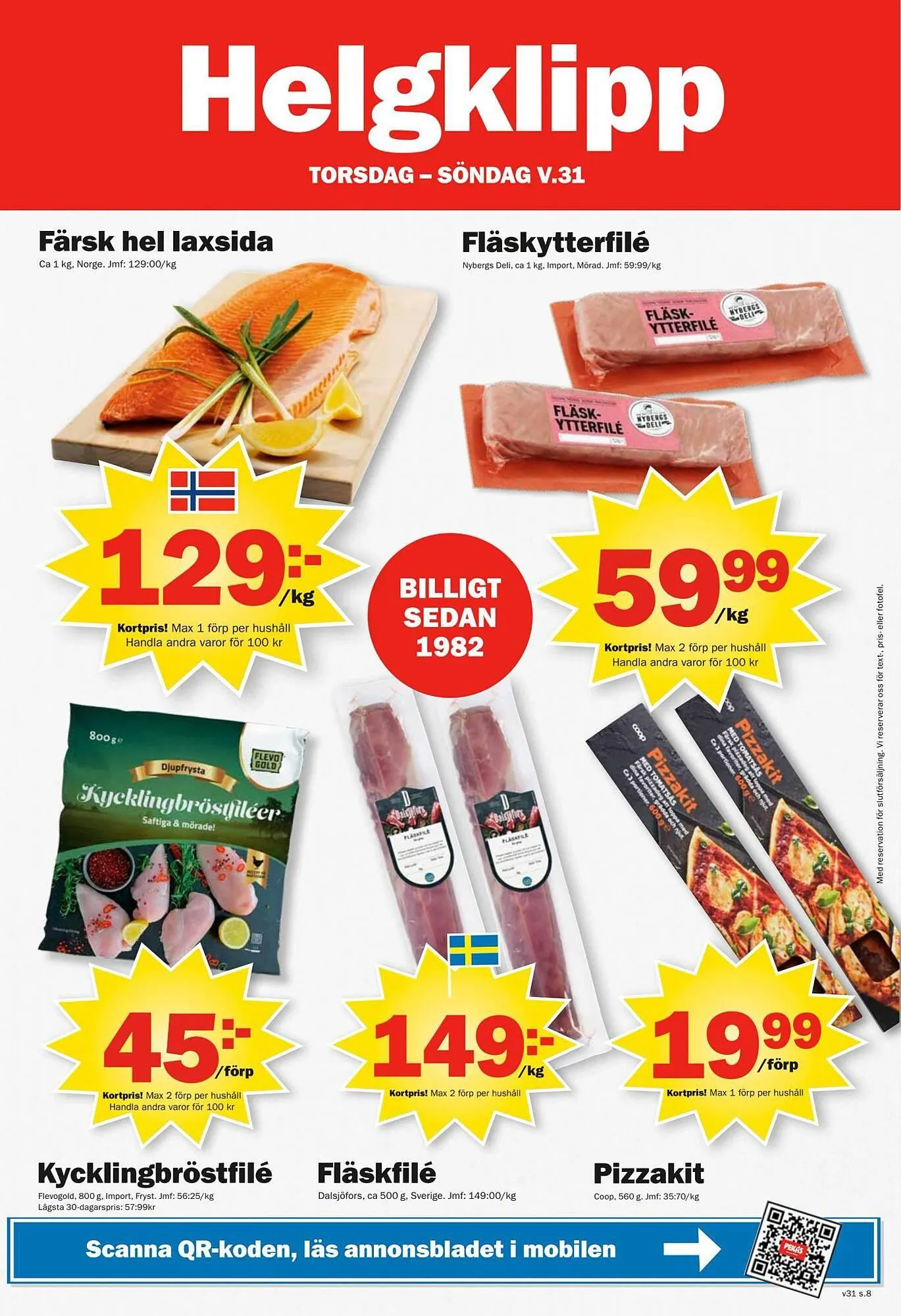 Pekås reklamblad från 28 juli till 3 augusti 2025 - Reklamblad sidor 8