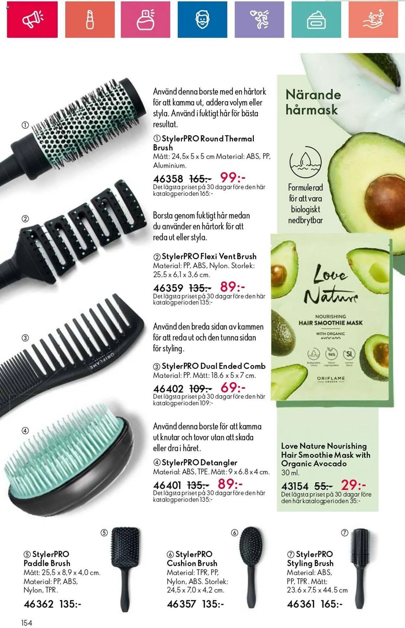 Oriflame reklamblad från 3 oktober till 23 oktober 2024 - Reklamblad sidor 154