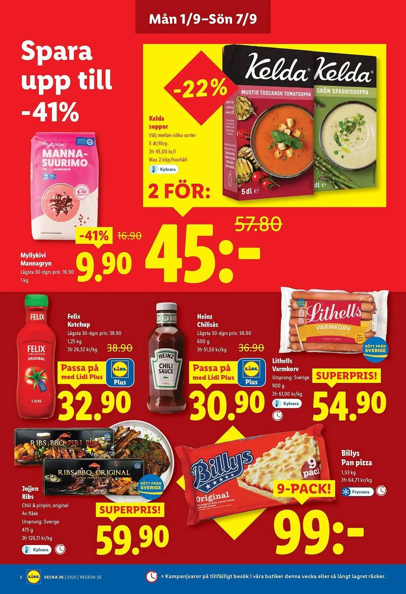 Lidl reklamblad från 1 september till 7 september 2025 - Reklamblad sidor 6