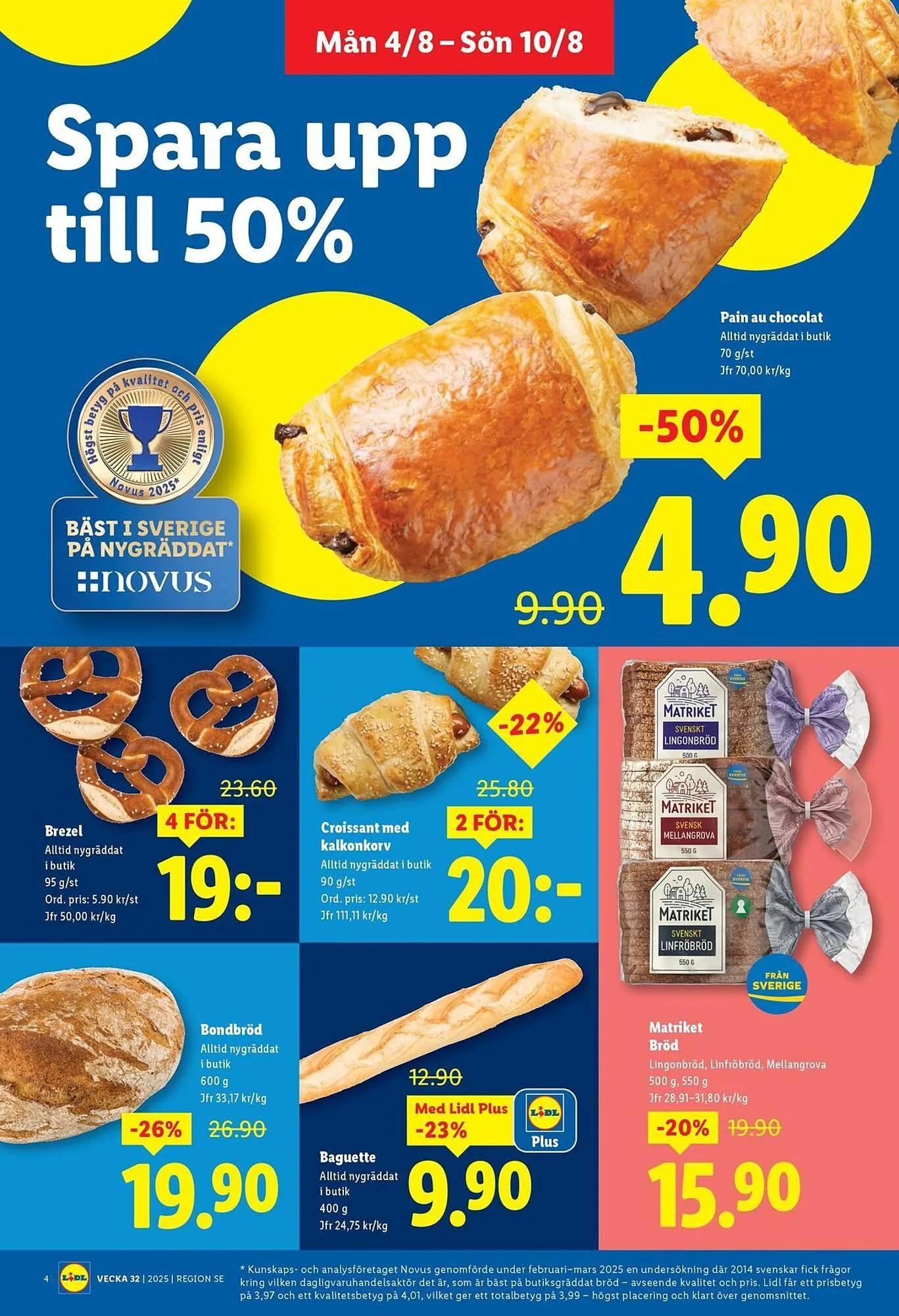 Lidl reklamblad från 4 augusti till 10 augusti 2025 - Reklamblad sidor 4