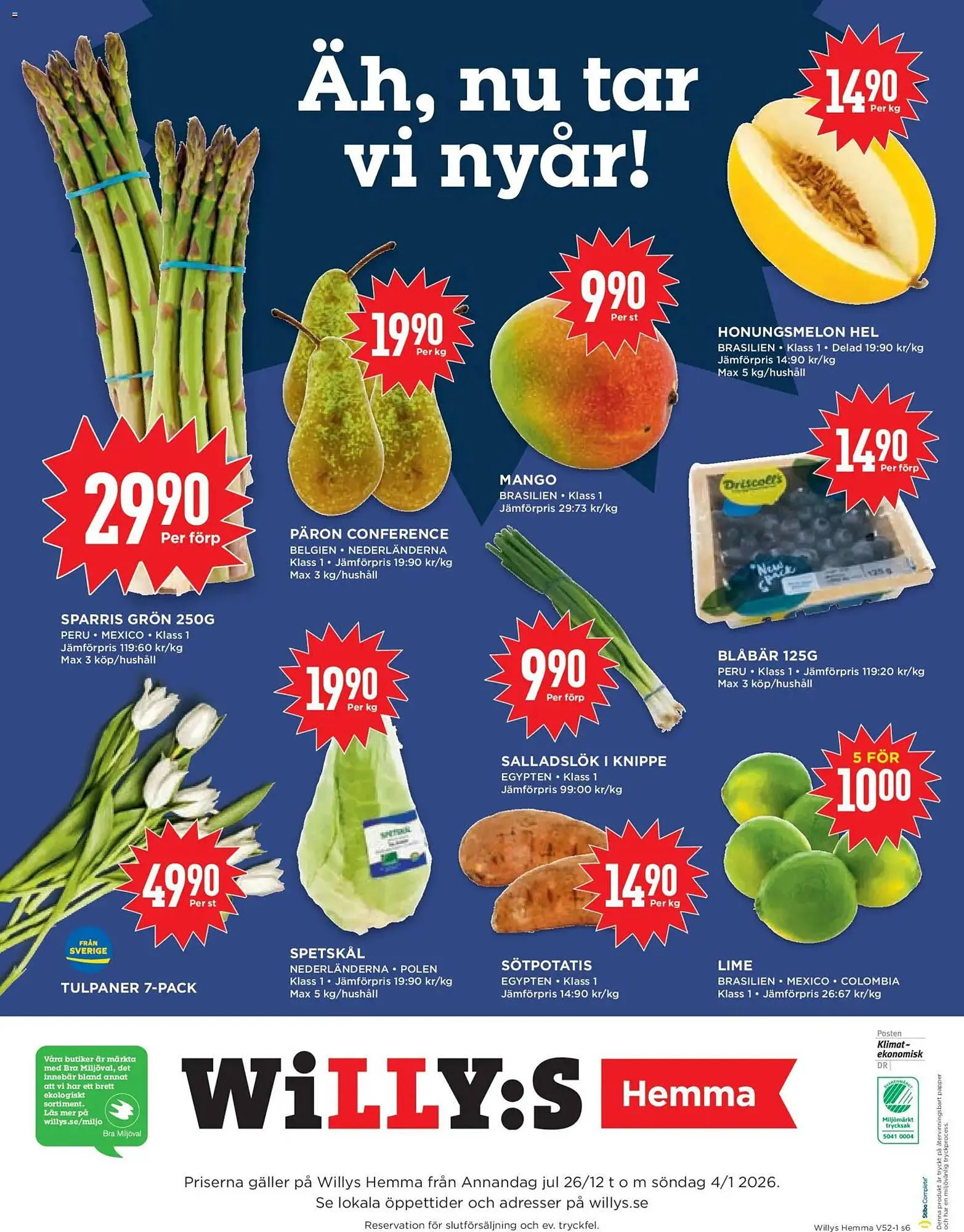 Willys reklamblad från 26 december till 4 januari 2026 - Reklamblad sidor 6