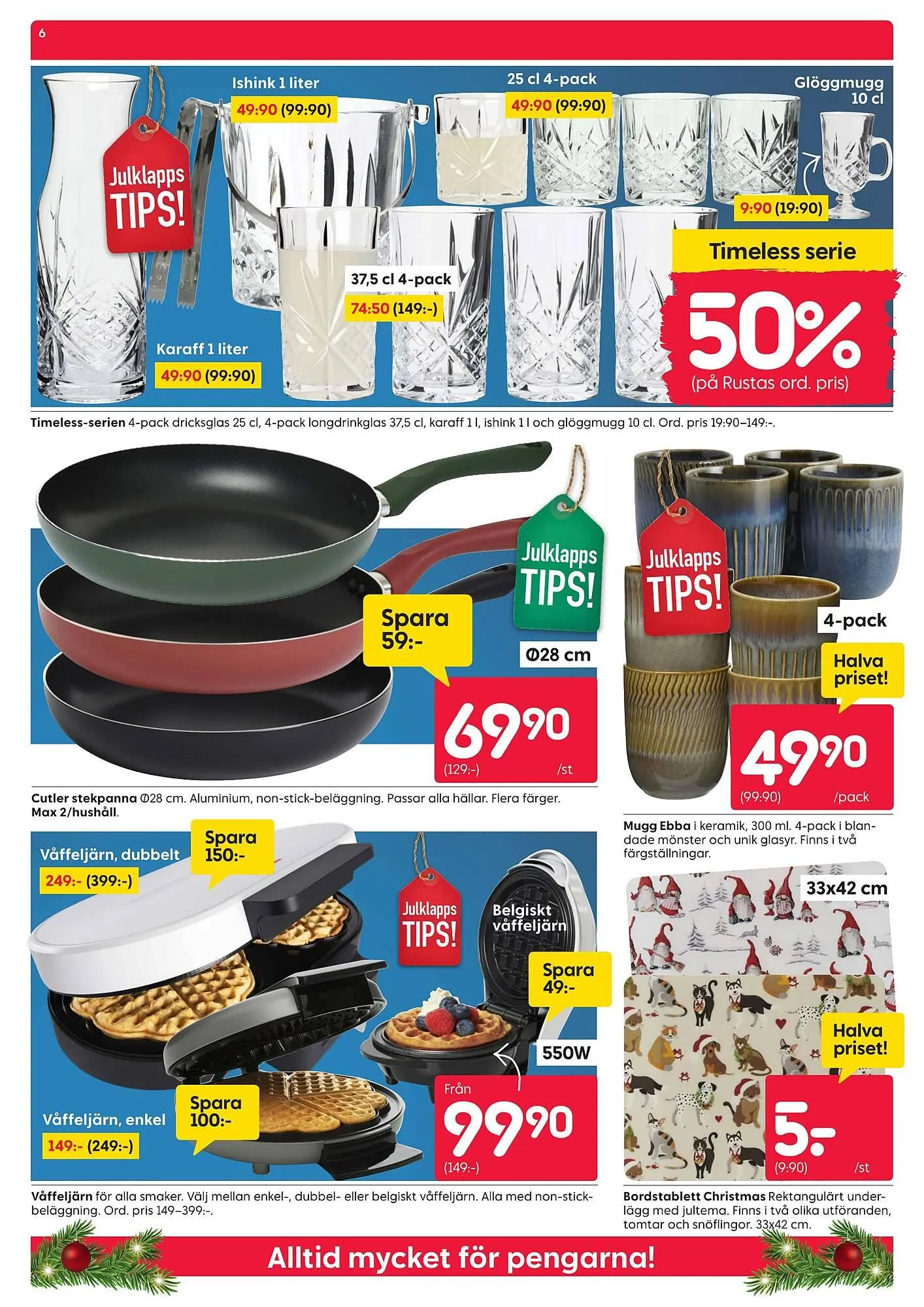 Rusta reklamblad från 9 december till 15 december 2024 - Reklamblad sidor 6