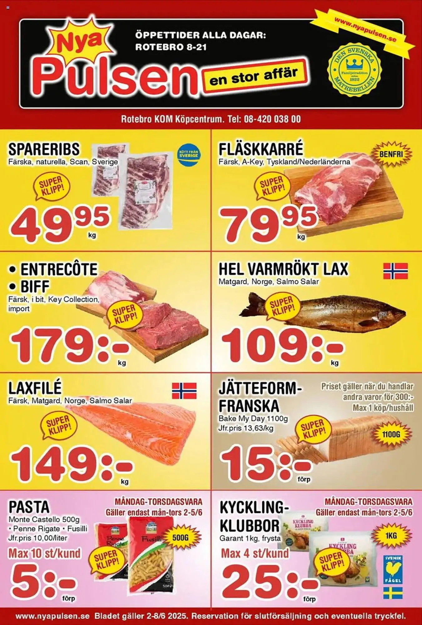 Nya Pulsen reklamblad - 1