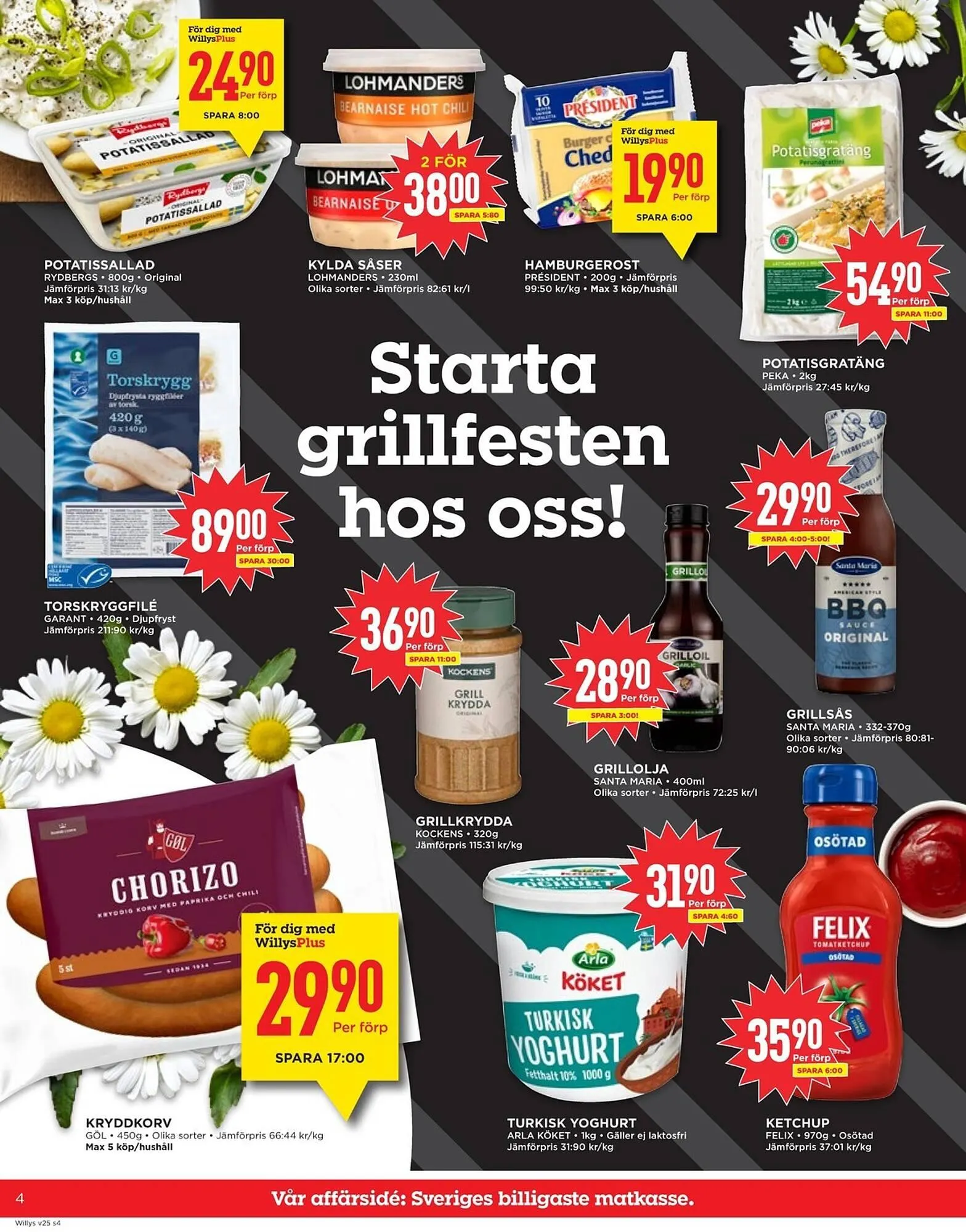 Willys reklamblad från 16 juni till 22 juni 2025 - Reklamblad sidor 4