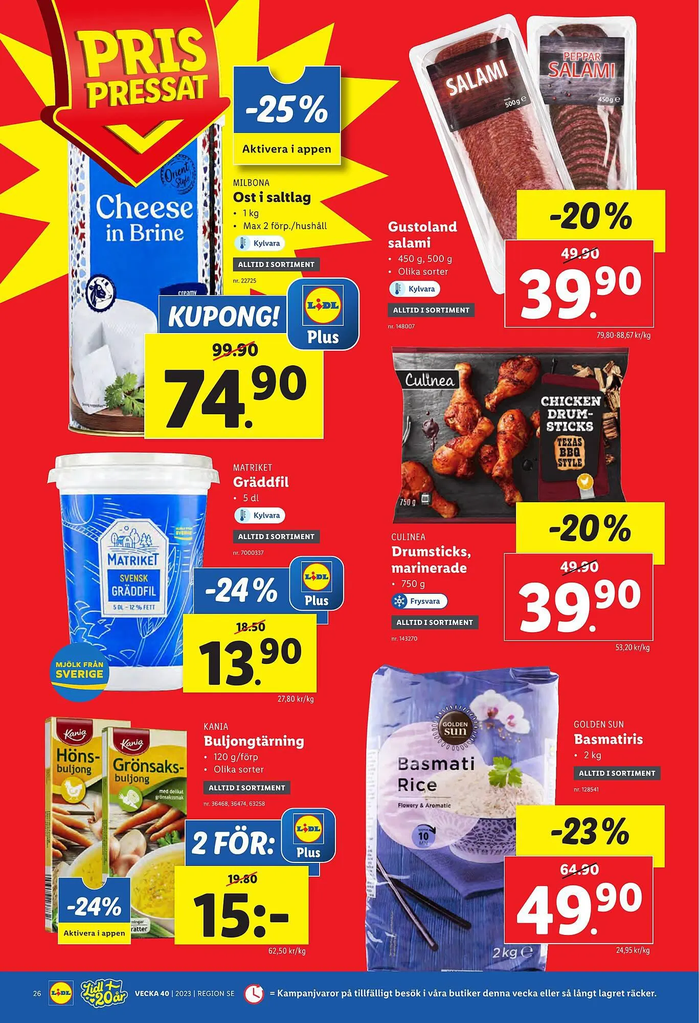 Lidl reklamblad från 2 oktober till 8 oktober 2023 - Reklamblad sidor 33