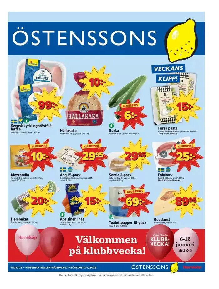 Våra bästa erbjudanden för dig från 6 januari till 12 januari 2025 - Reklamblad sidor 1