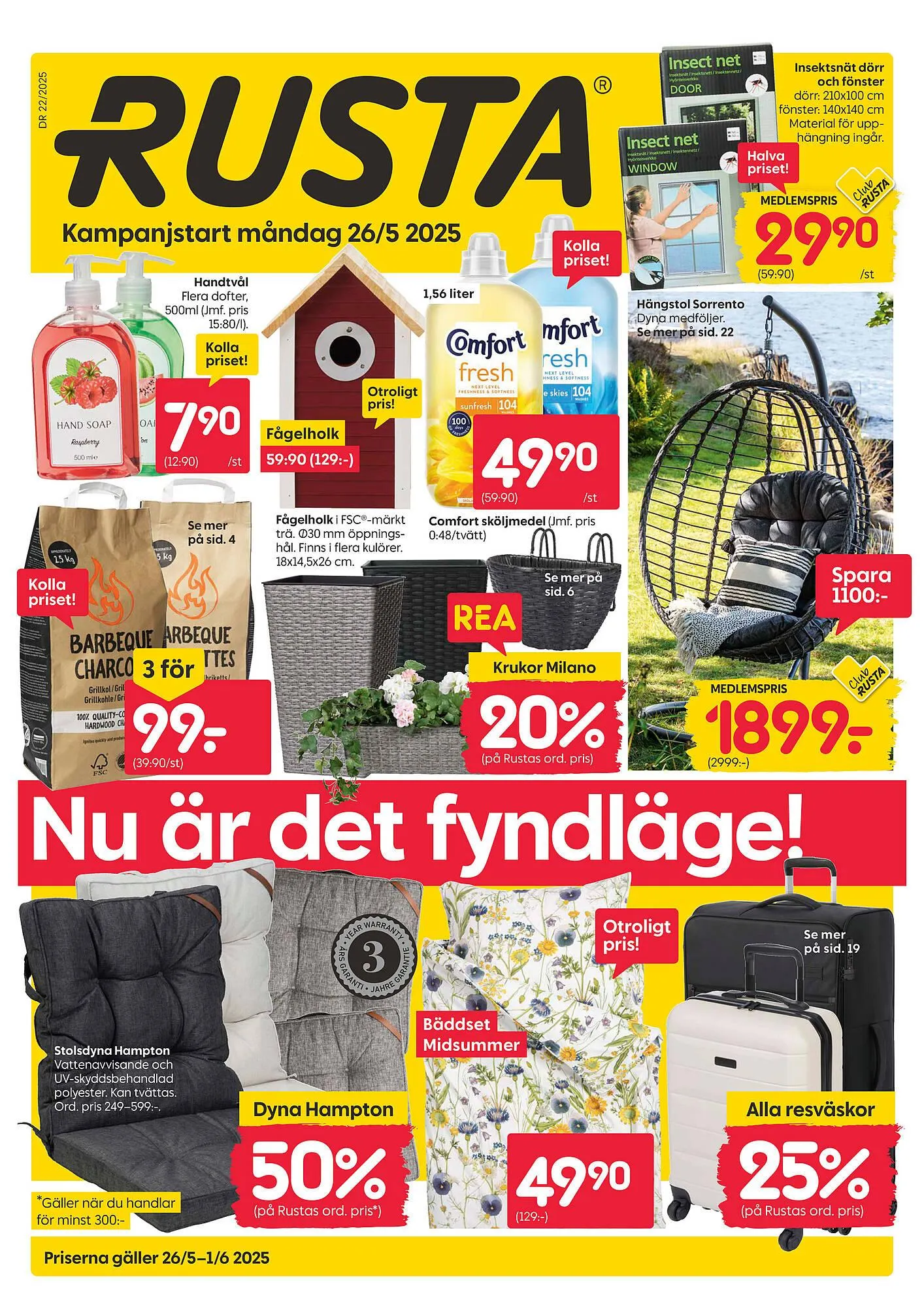 Rusta reklamblad från 26 maj till 1 juni 2025 - Reklamblad sidor 1