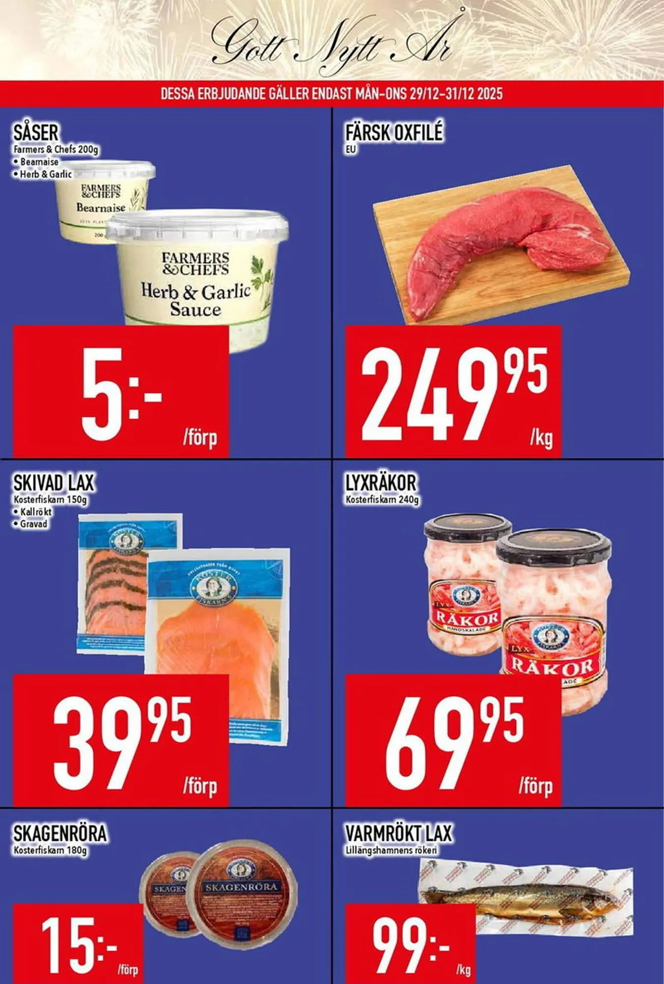 Matdax reklamblad från 29 december till 4 januari 2026 - Reklamblad sidor 1