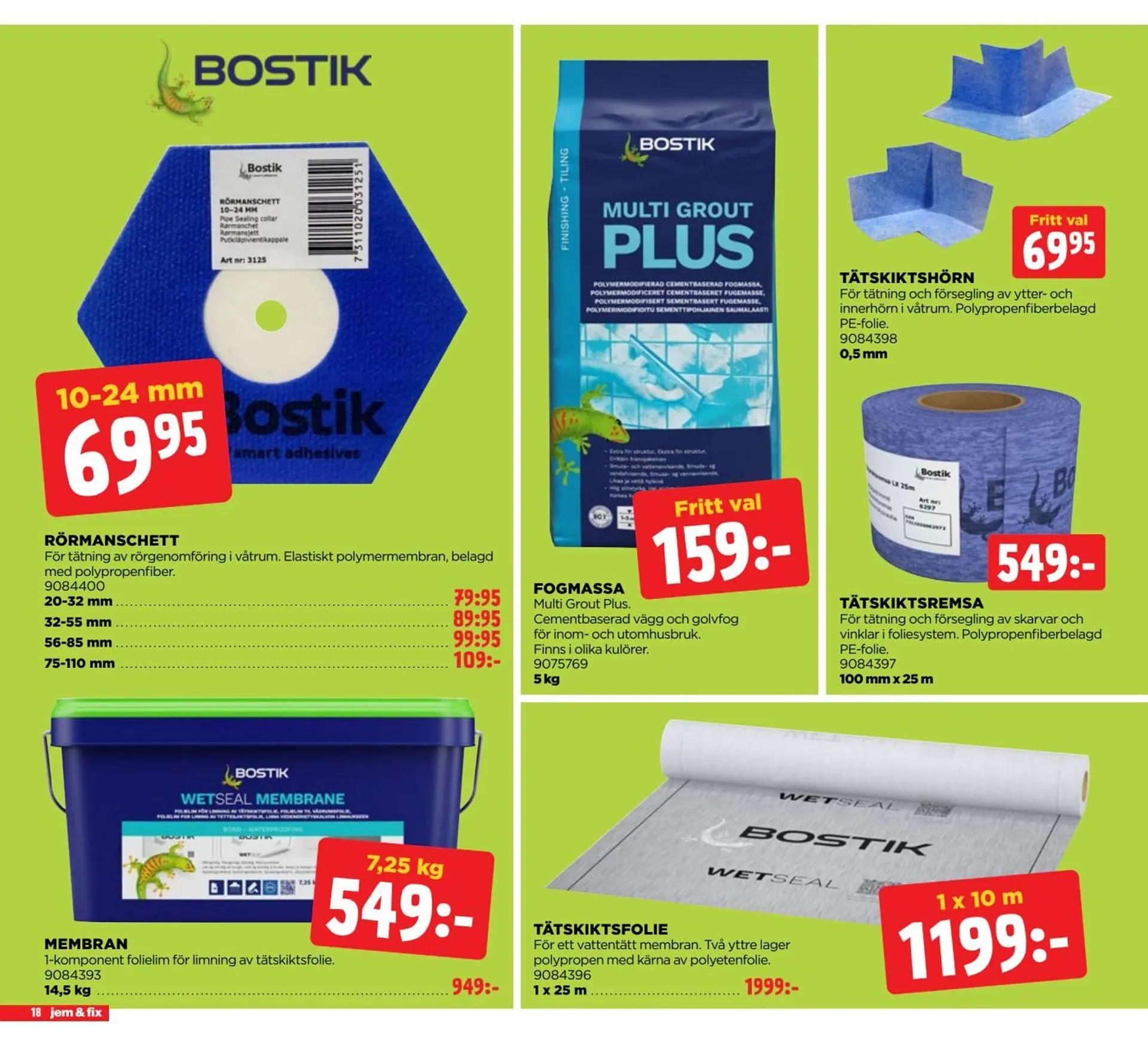 Jem&Fix reklamblad från 6 april till 20 april 2026 - Reklamblad sidor 18