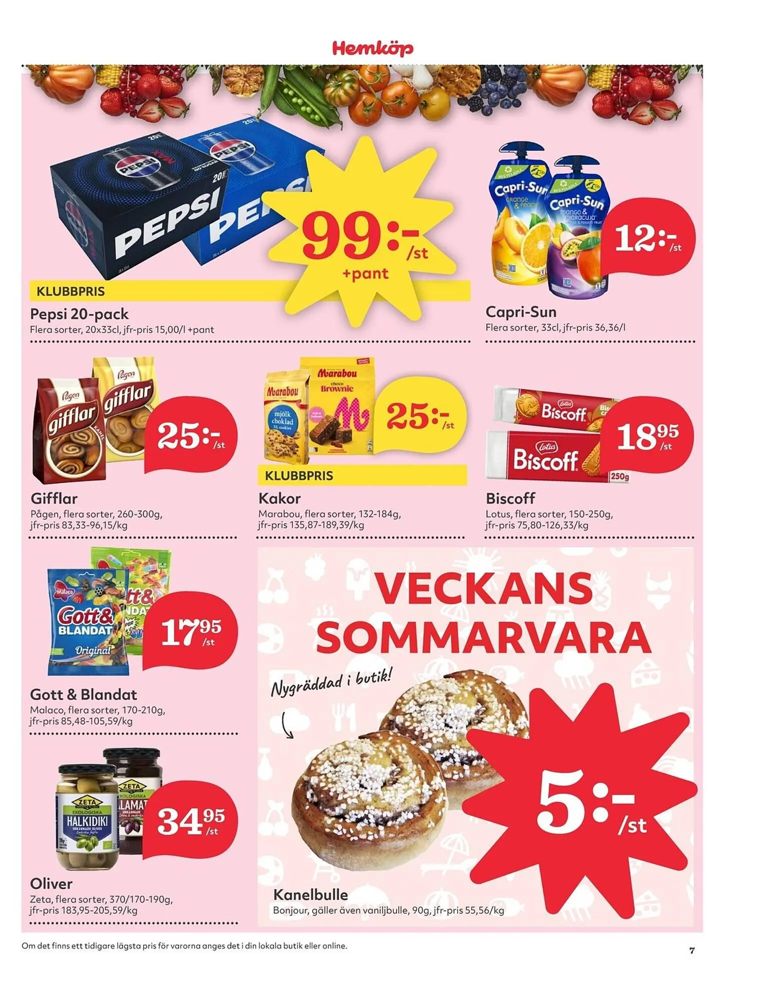 Hemköp reklamblad från 23 juni till 29 juni 2025 - Reklamblad sidor 7