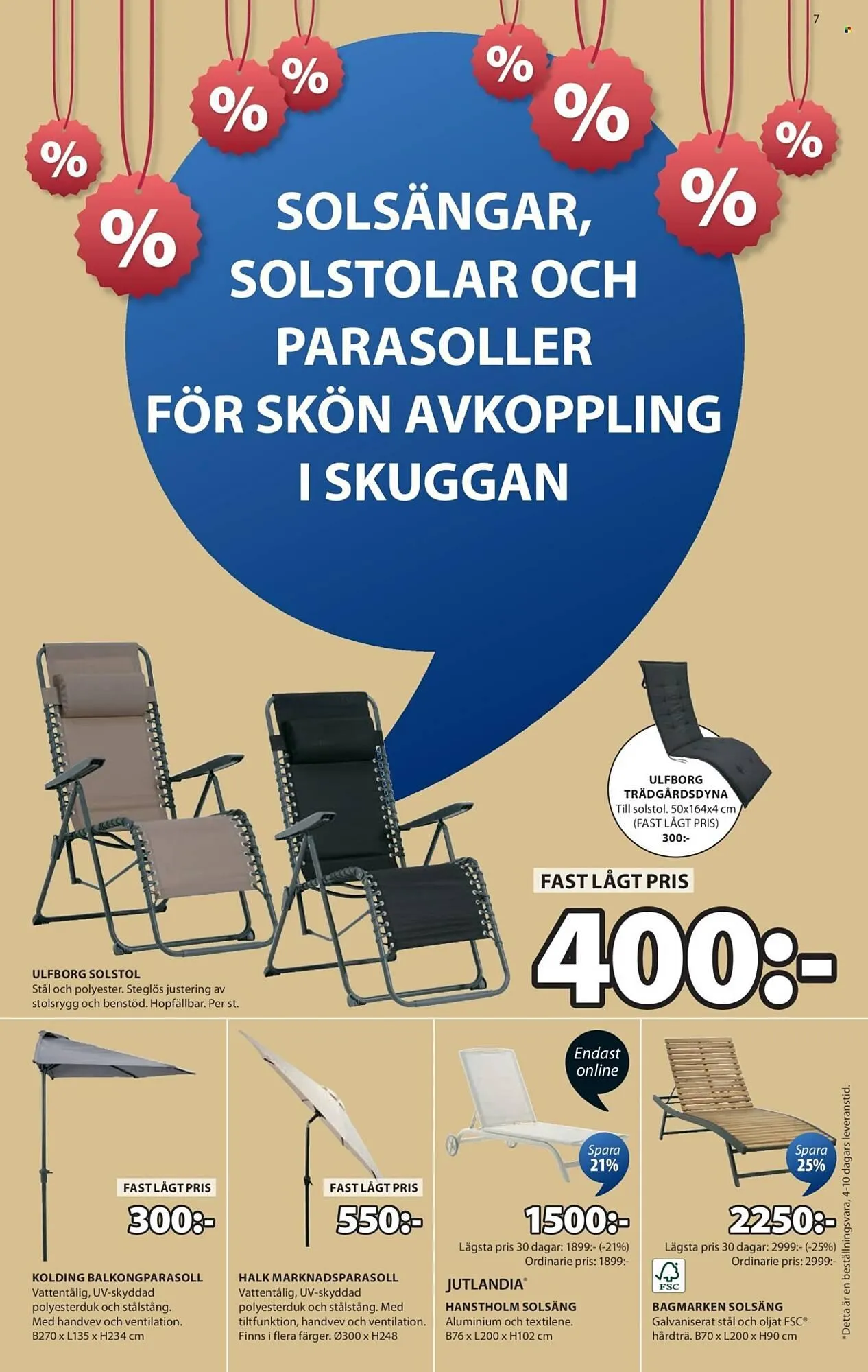 JYSK reklamblad från 2 juni till 15 juni 2025 - Reklamblad sidor 7