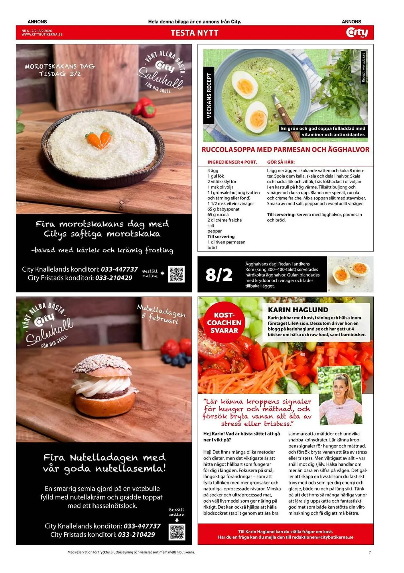 ICA Kvantum reklamblad från 2 februari till 8 februari 2026 - Reklamblad sidor 7