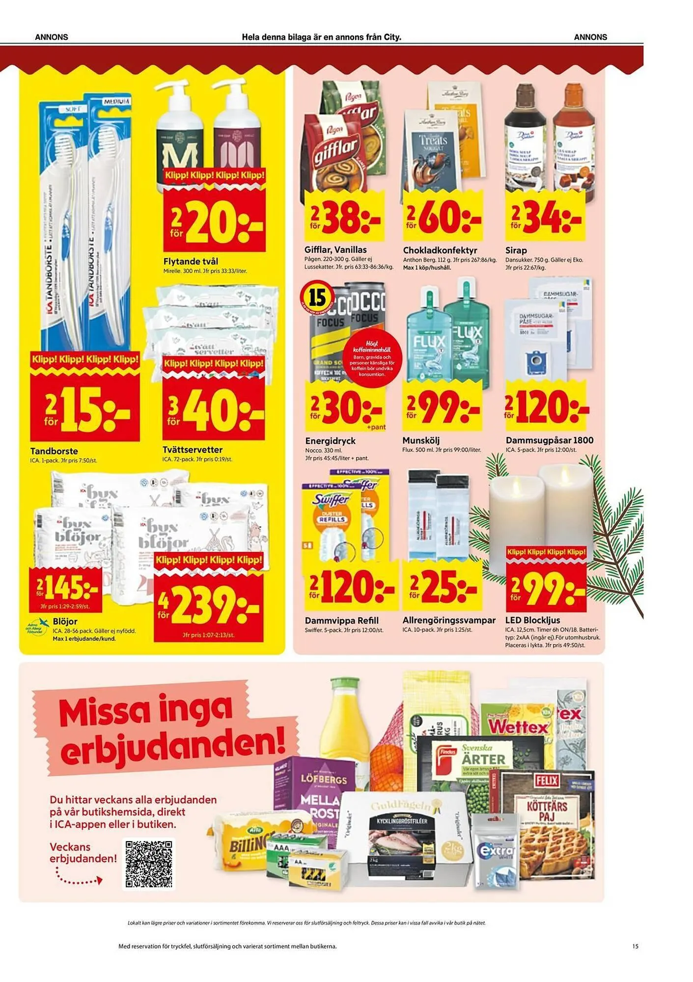 ICA Kvantum reklamblad från 1 december till 7 december 2025 - Reklamblad sidor 15