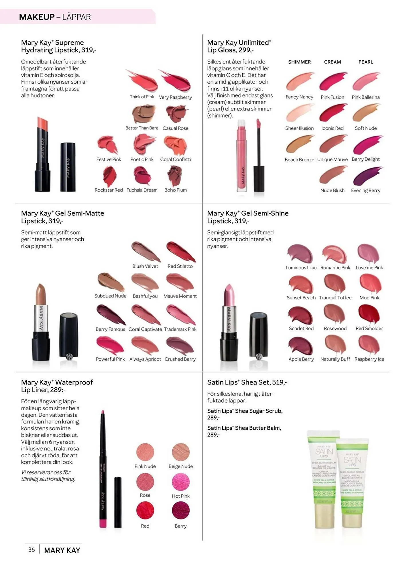 Mary Kay reklamblad från 13 april till 27 april 2024 - Reklamblad sidor 29