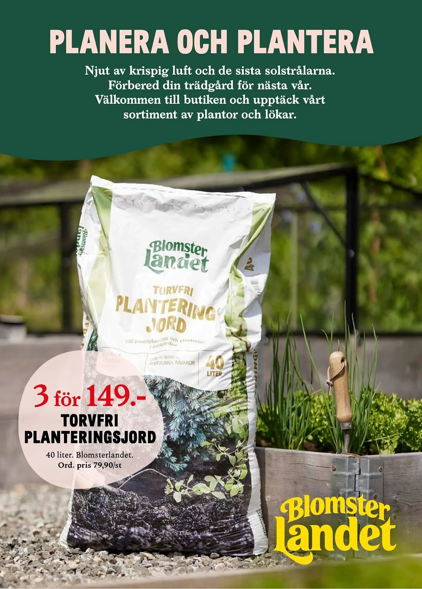 Blomsterlandet reklamblad - 1