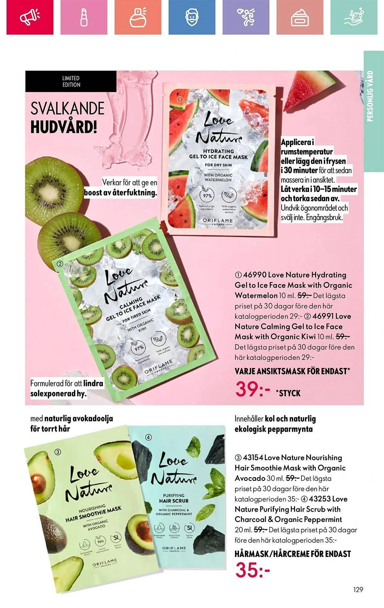 Oriflame reklamblad från 24 augusti till 13 september 2025 - Reklamblad sidor 129