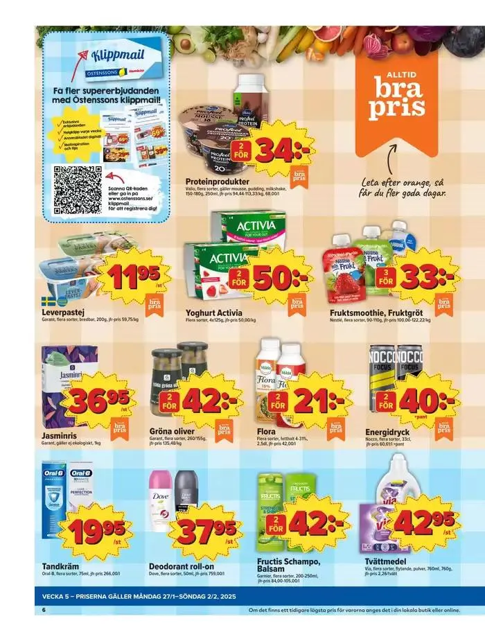 Östenssons reklambad från 26 januari till 9 februari 2025 - Reklamblad sidor 6