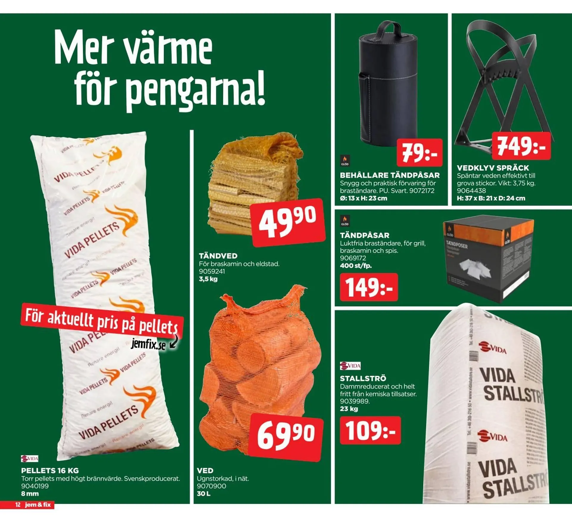 Jem&Fix reklamblad från 3 november till 16 november 2025 - Reklamblad sidor 12