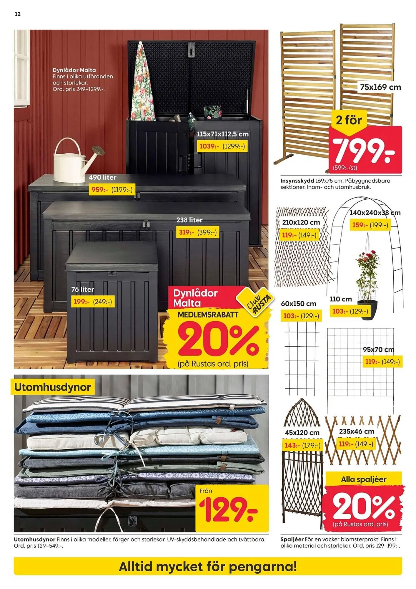 Rusta reklamblad från 30 mars till 6 april 2026 - Reklamblad sidor 12