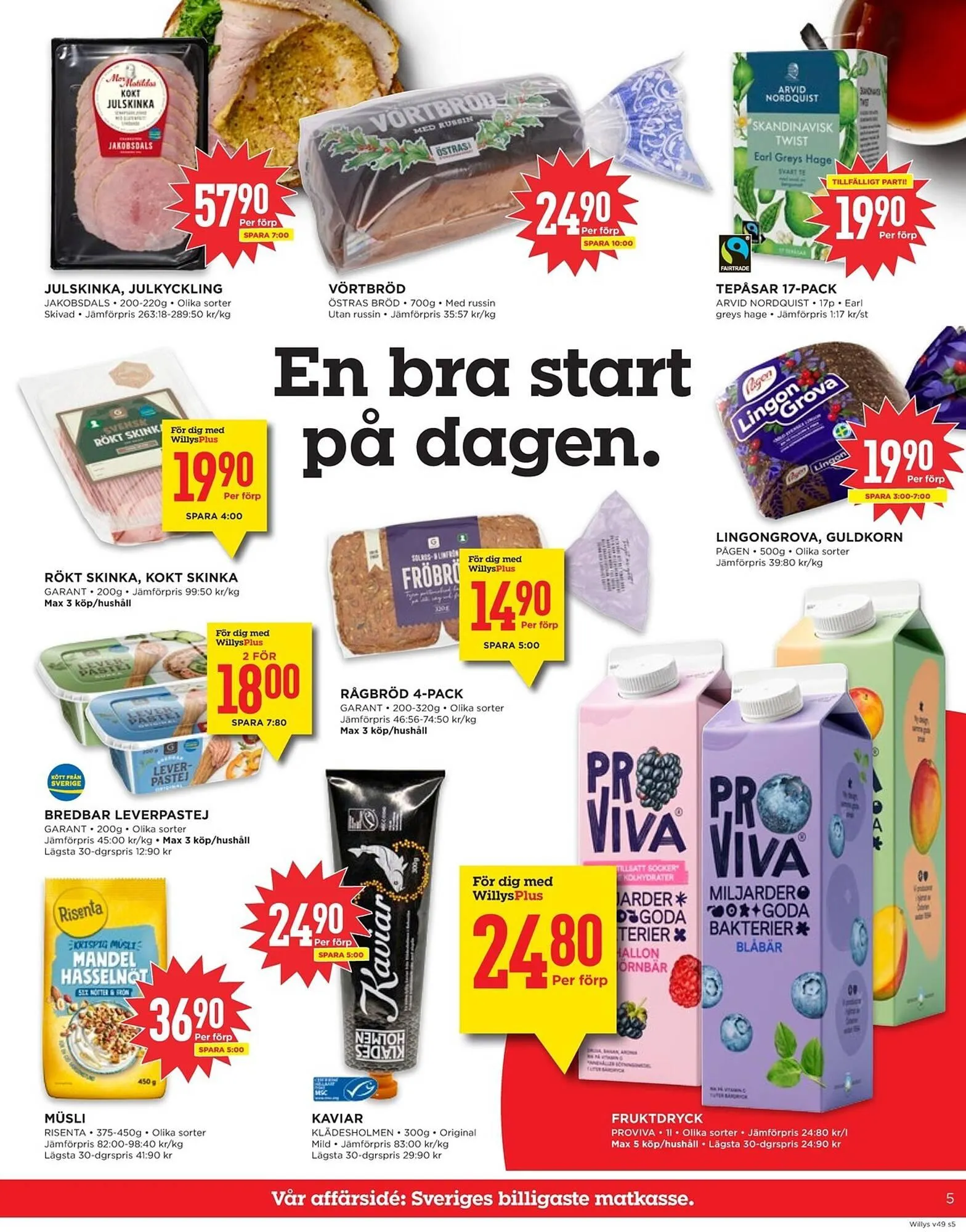 Willys reklamblad från 1 december till 7 december 2025 - Reklamblad sidor 5