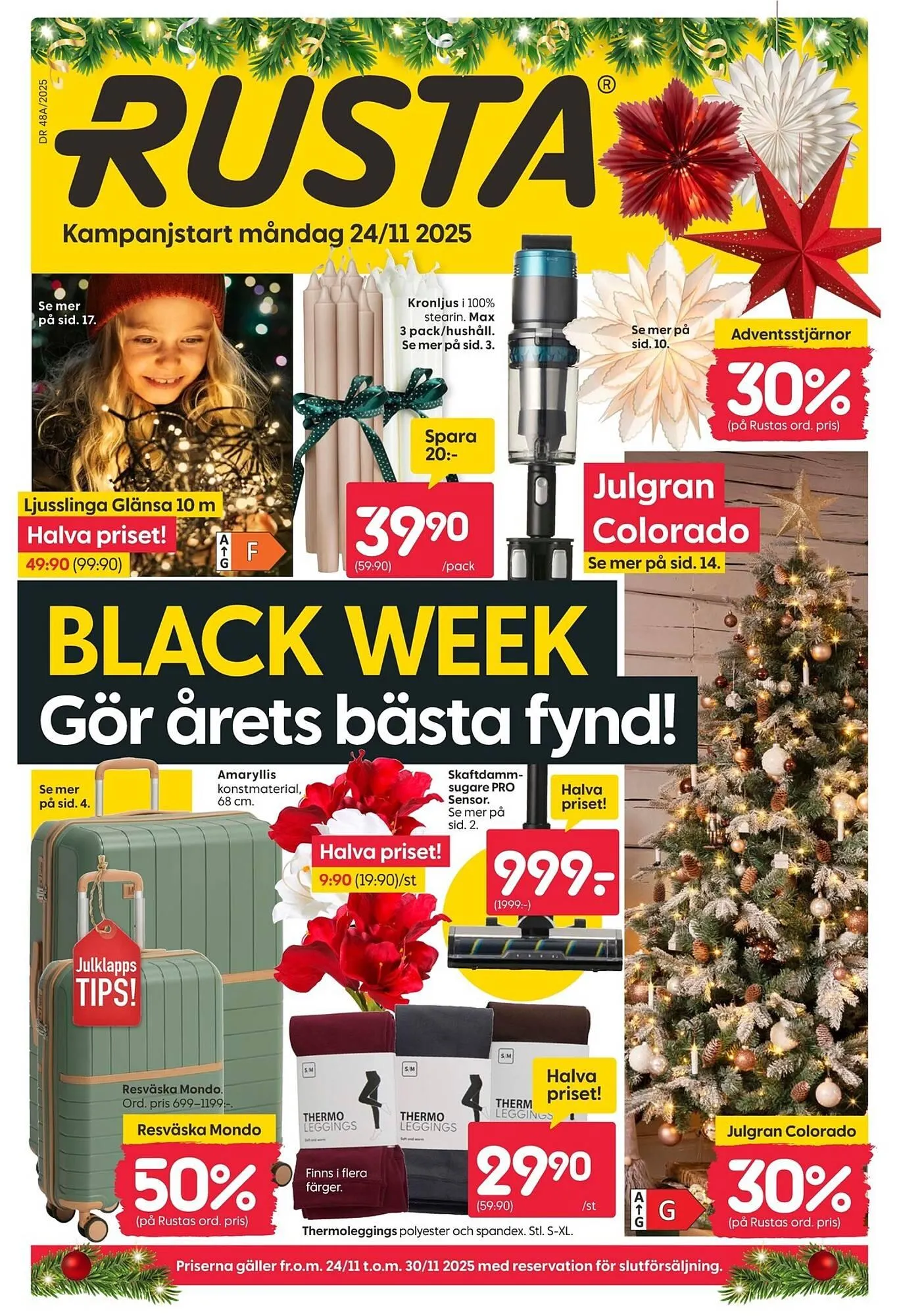 Rusta reklamblad från 24 november till 30 november 2025 - Reklamblad sidor 1