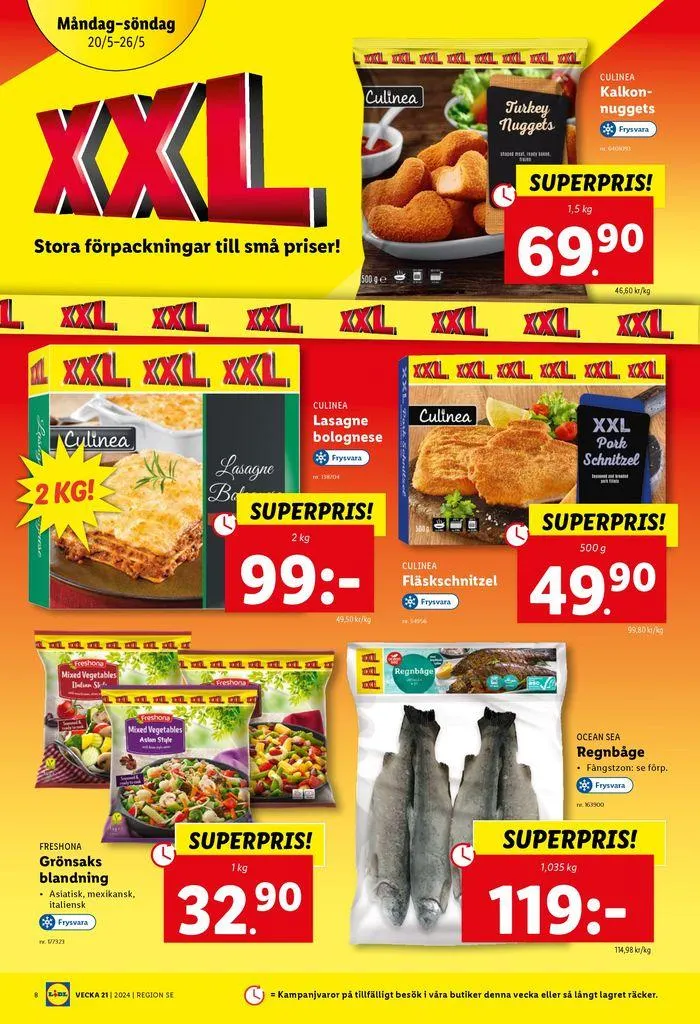 Nationell ERBJUDANDEN VECKA 21 från 20 maj till 26 maj 2024 - Reklamblad sidor 8