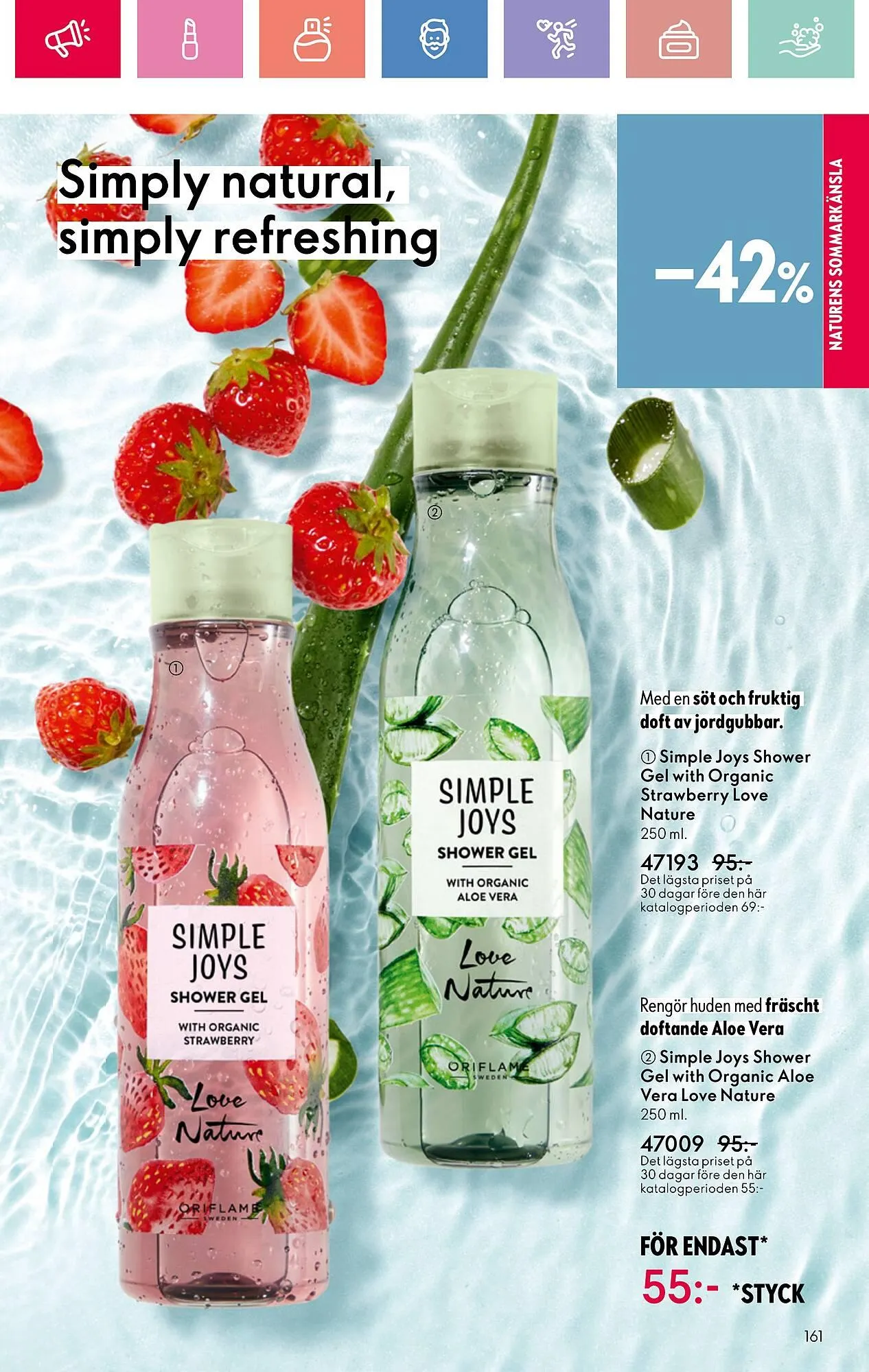 Oriflame reklamblad från 22 juni till 12 juli 2025 - Reklamblad sidor 161