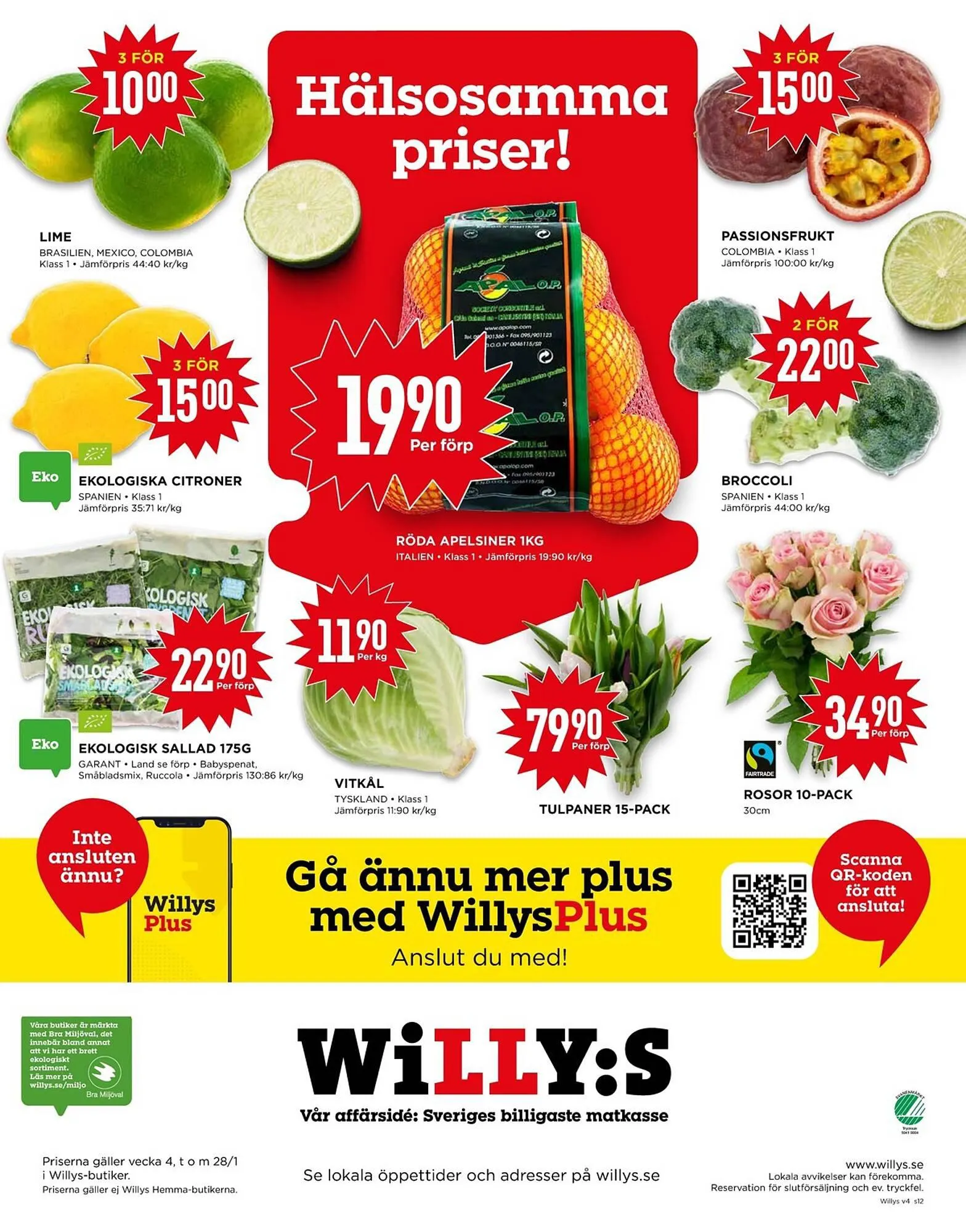 Willys reklamblad från 22 januari till 28 januari 2024 - Reklamblad sidor 12