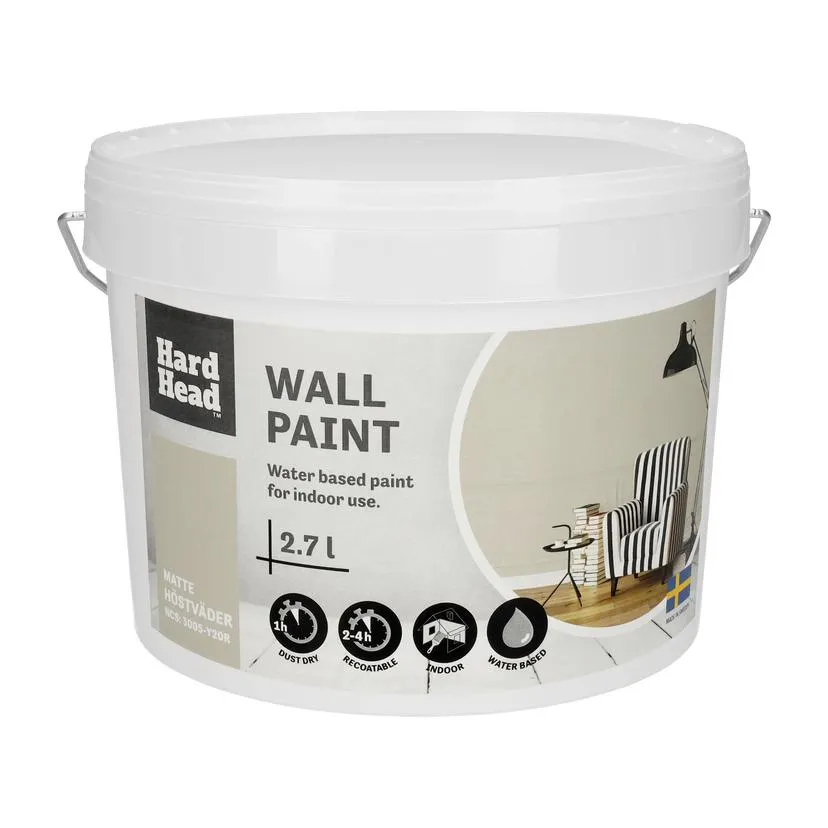 Väggfärg 2,7 l