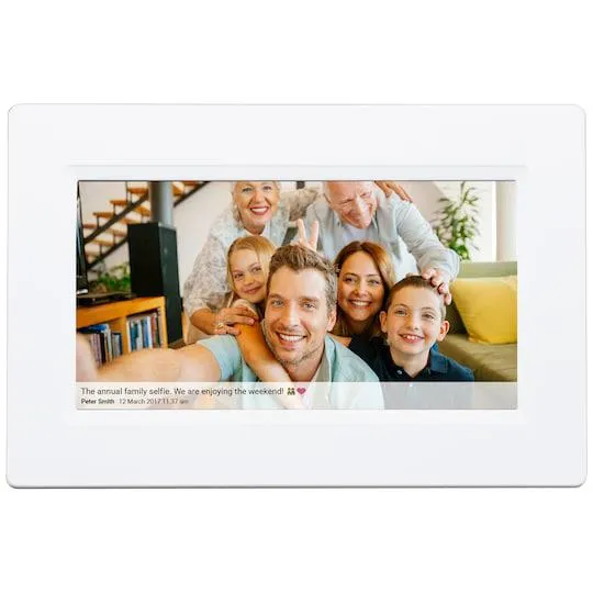 Denver Frameo 7" social fotoram PFF-710 WiFi (vit)