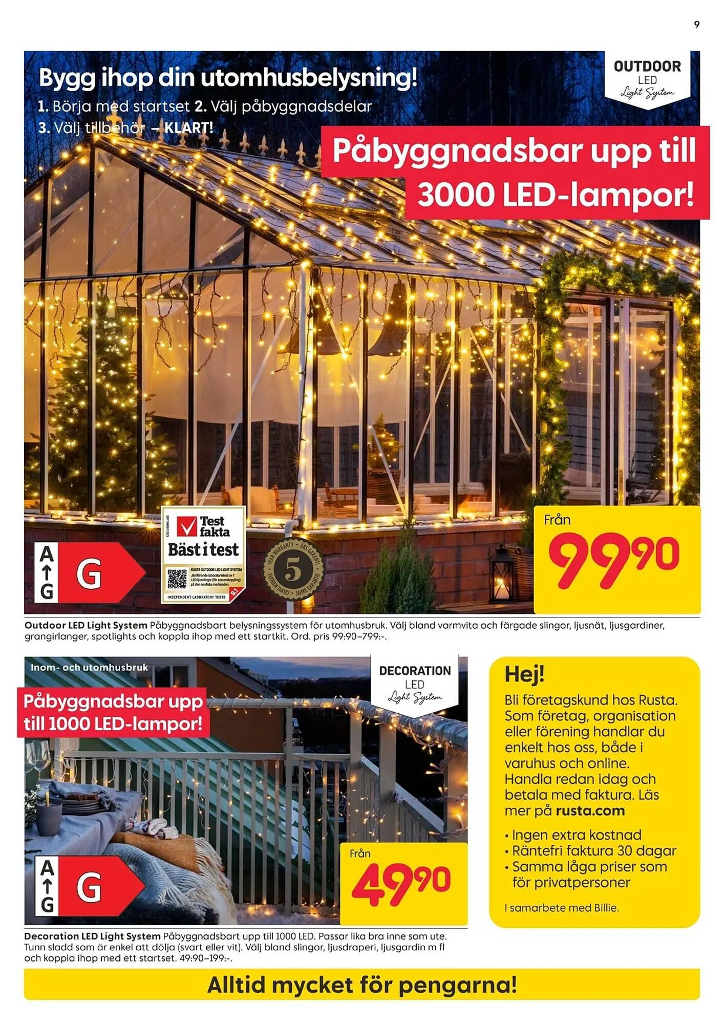 Rusta reklamblad från 6 oktober till 13 oktober 2025 - Reklamblad sidor 9